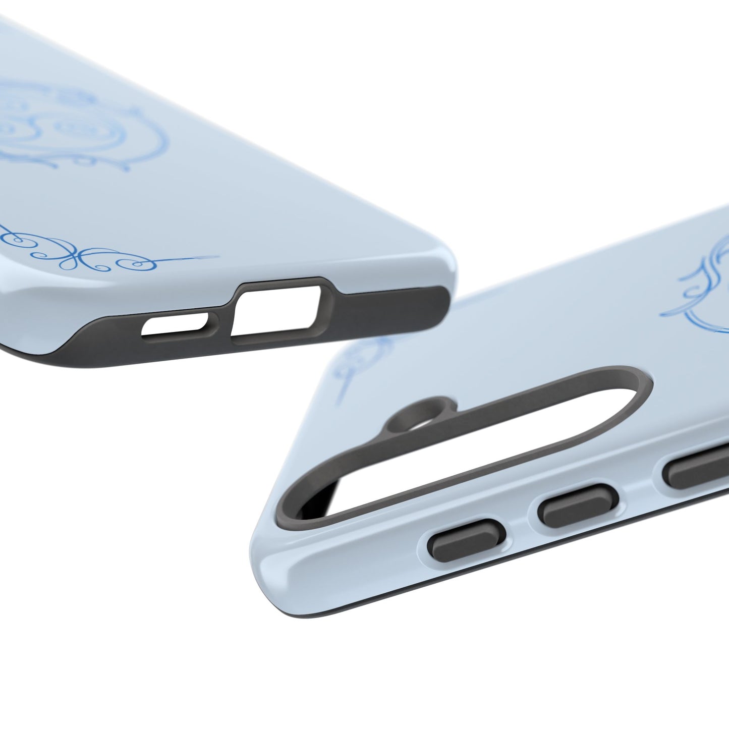 Tough Phone Case - Teal Elegance (Check for brand/model)