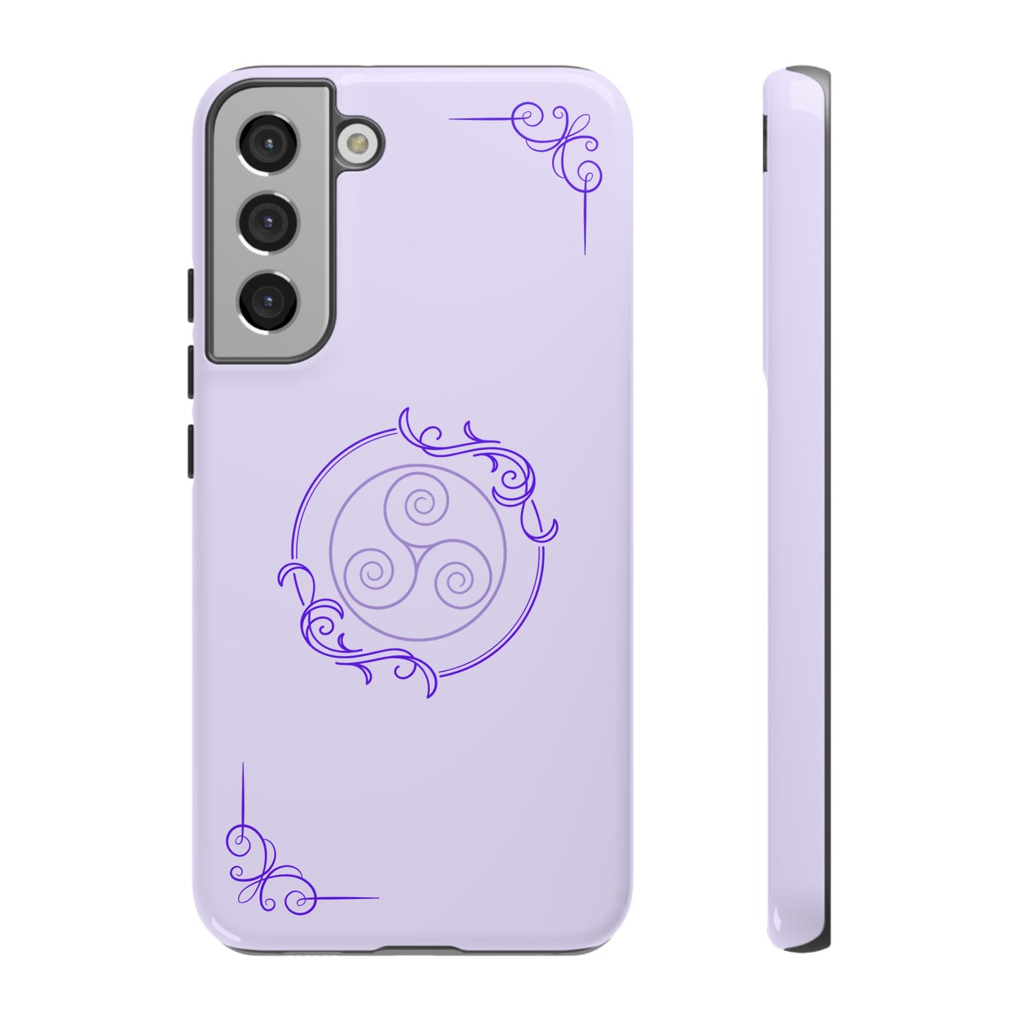 Tough Phone Cases - Purple Elegance for Multiple Models