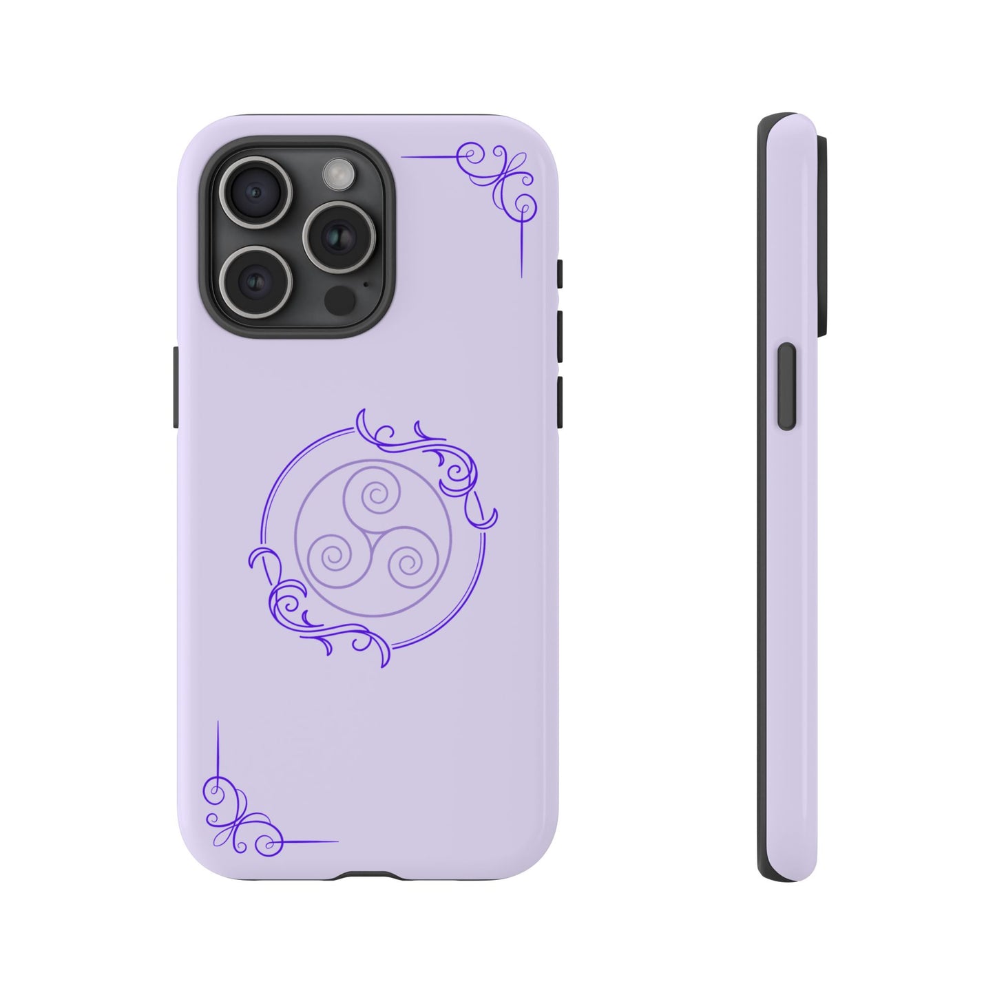 Tough Phone Cases - Purple Elegance for Multiple Models