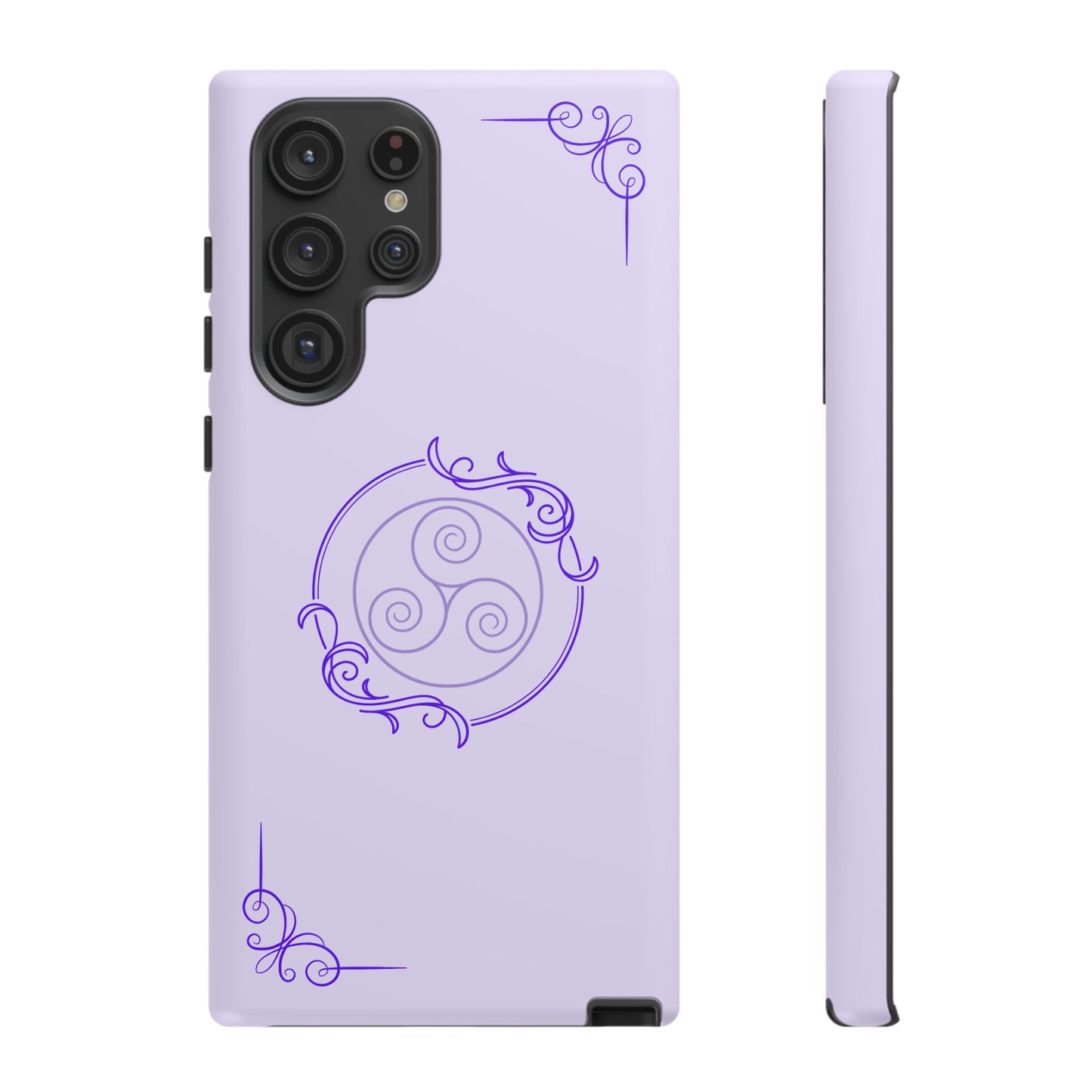 Tough Phone Cases - Purple Elegance for Multiple Models