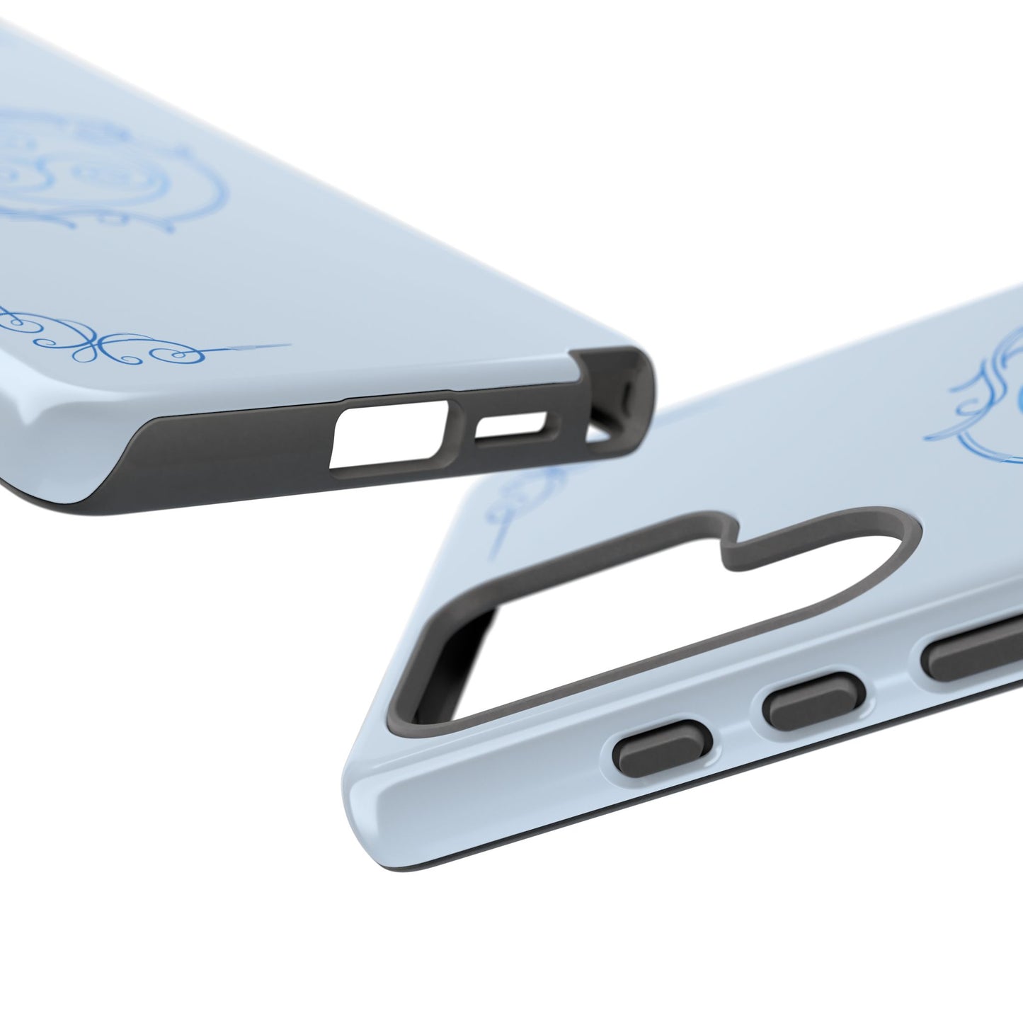 Tough Phone Case - Teal Elegance (Check for brand/model)