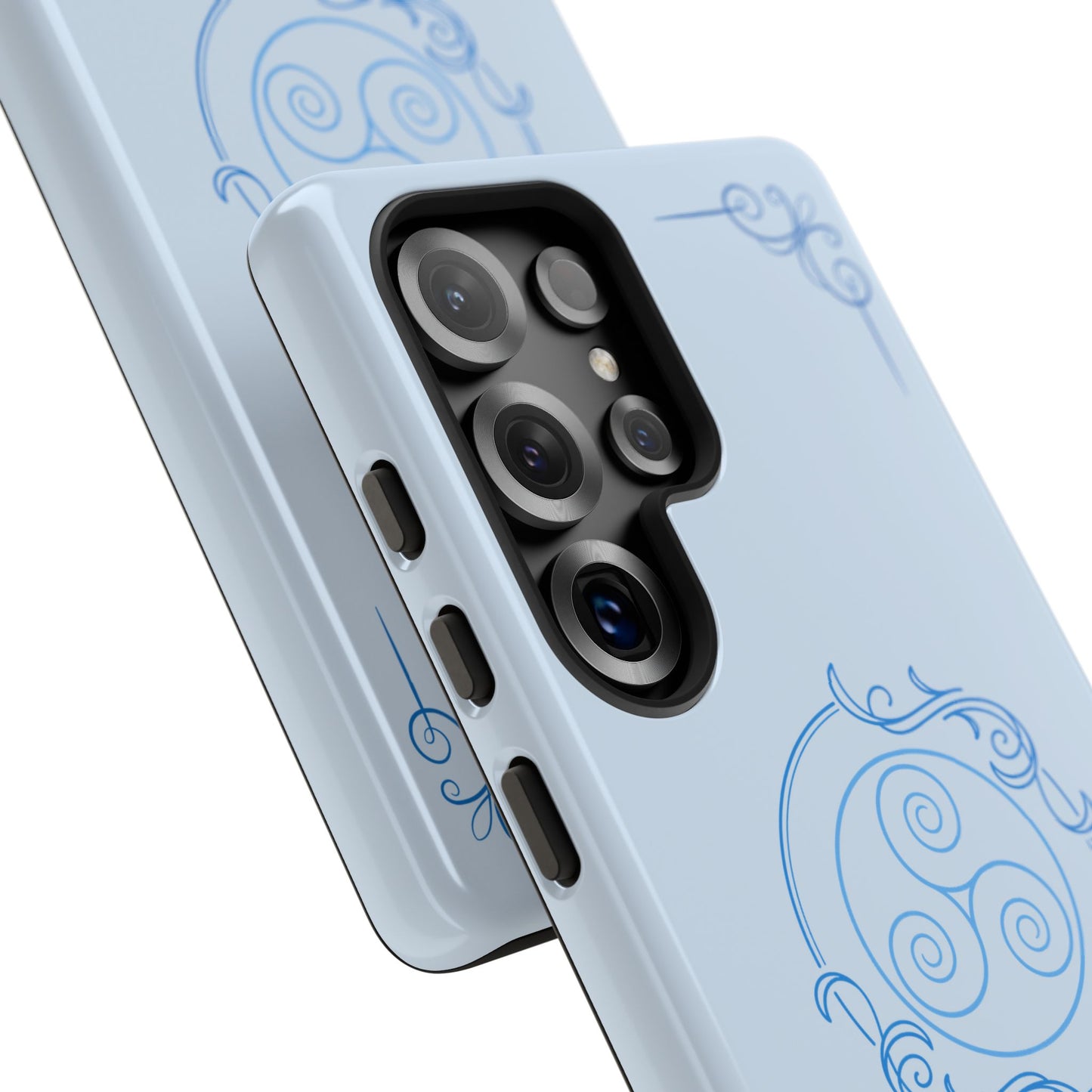 Tough Phone Case - Teal Elegance (Check for brand/model)