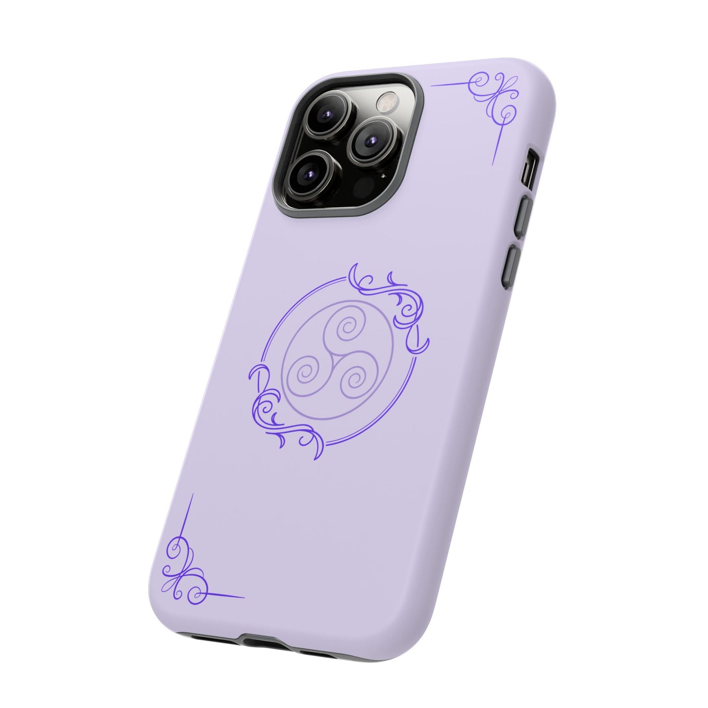 Tough Phone Cases - Purple Elegance for Multiple Models