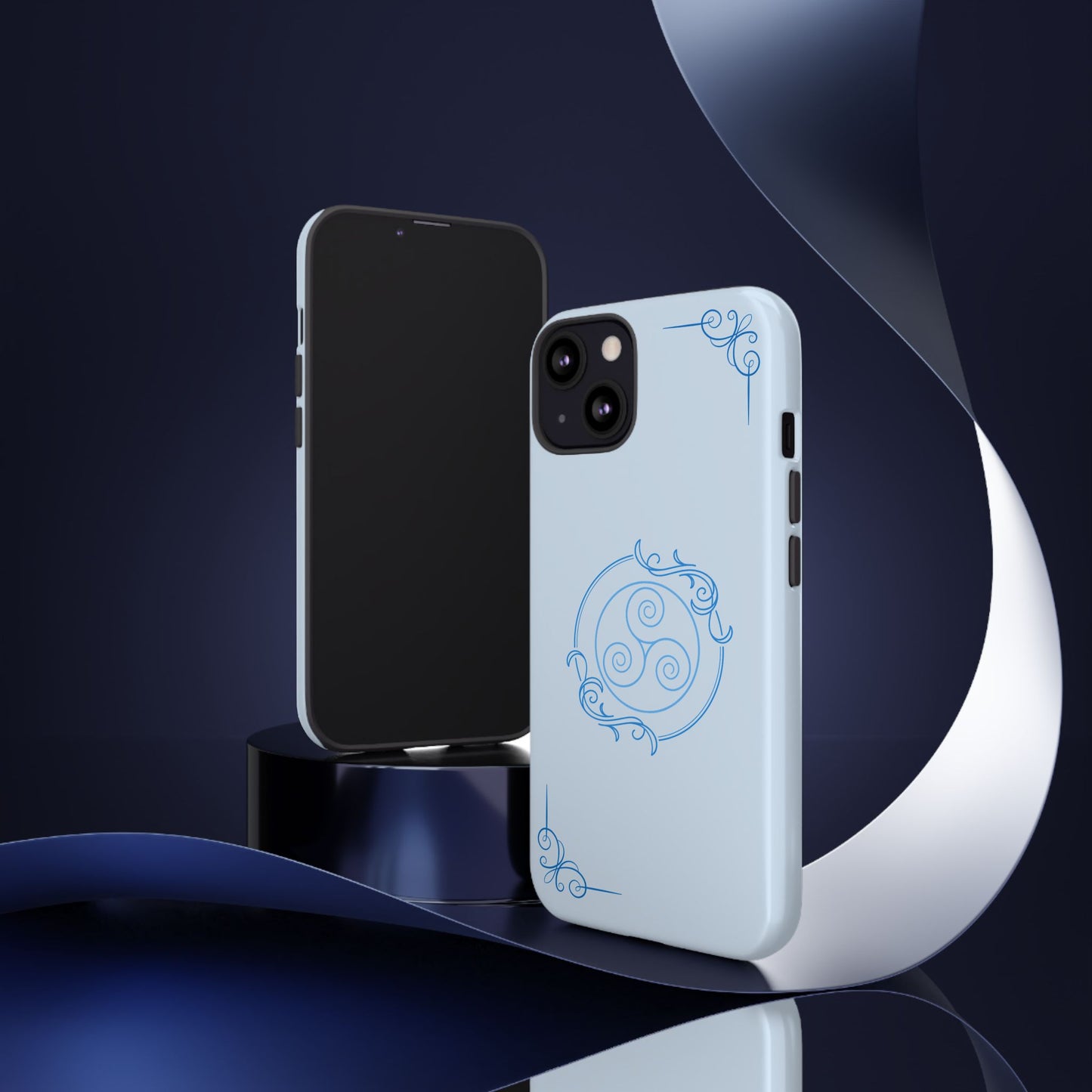 Tough Phone Case - Teal Elegance (Check for brand/model)