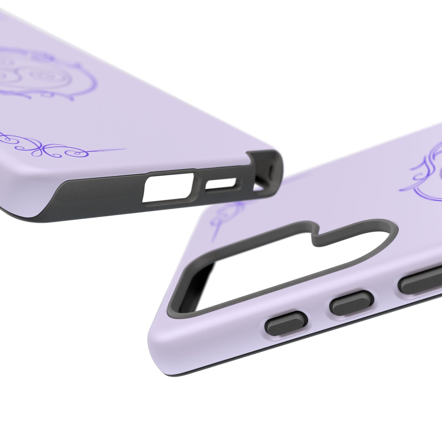 Tough Phone Cases - Purple Elegance for Multiple Models