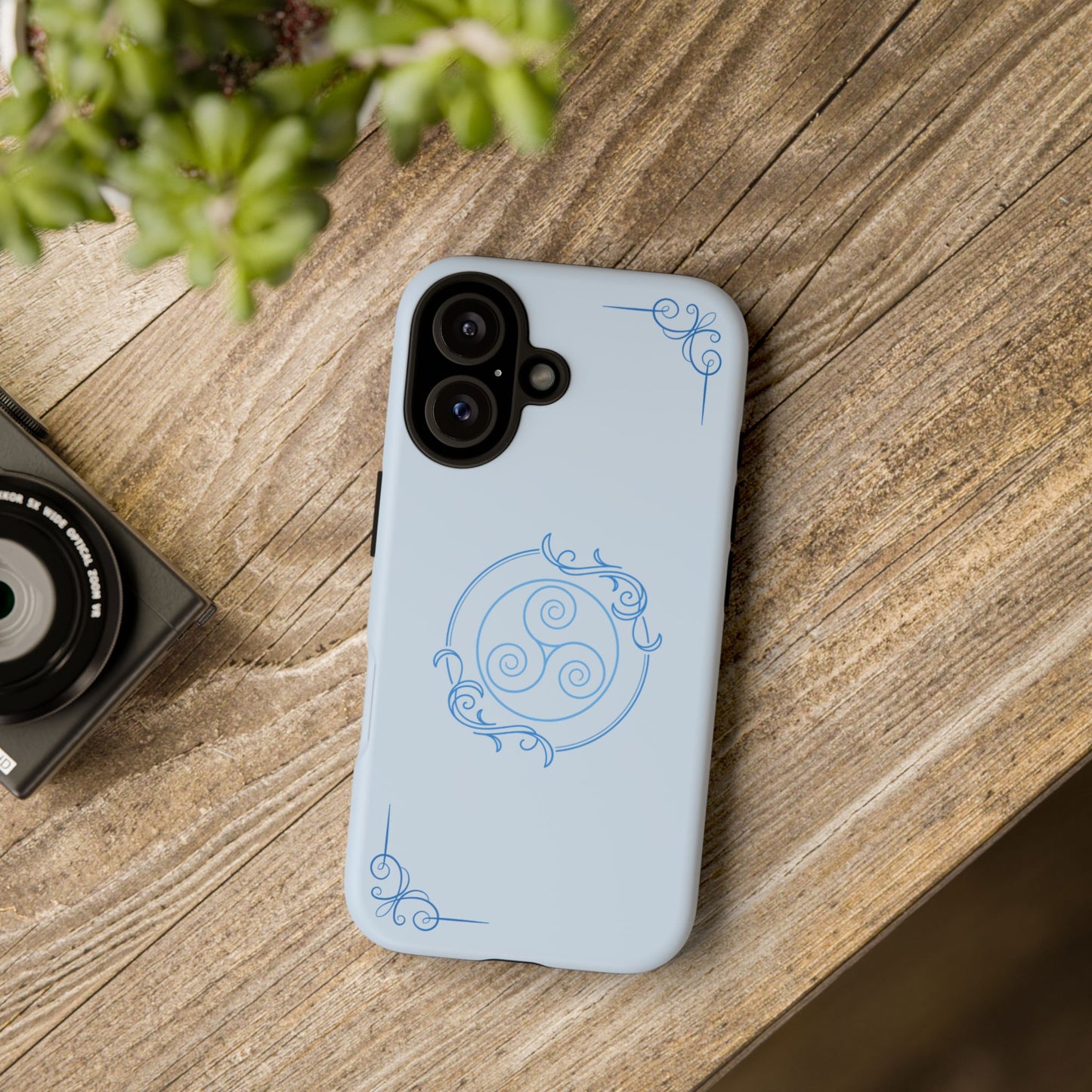 Tough Phone Case - Teal Elegance (Check for brand/model)