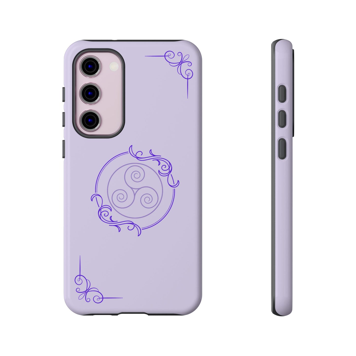 Tough Phone Cases - Purple Elegance for Multiple Models