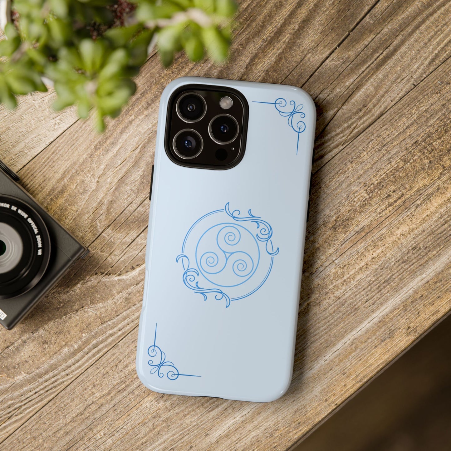 Tough Phone Case - Teal Elegance (Check for brand/model)