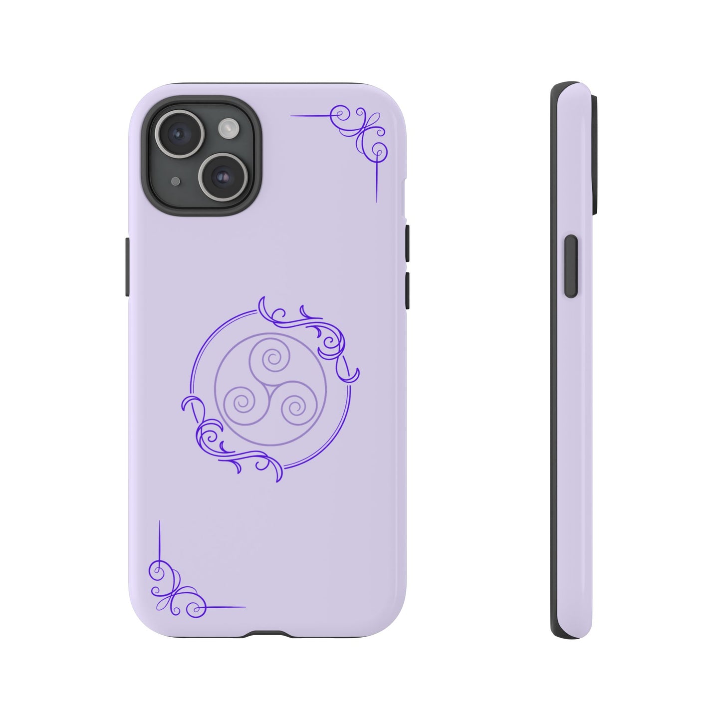 Tough Phone Cases - Purple Elegance for Multiple Models
