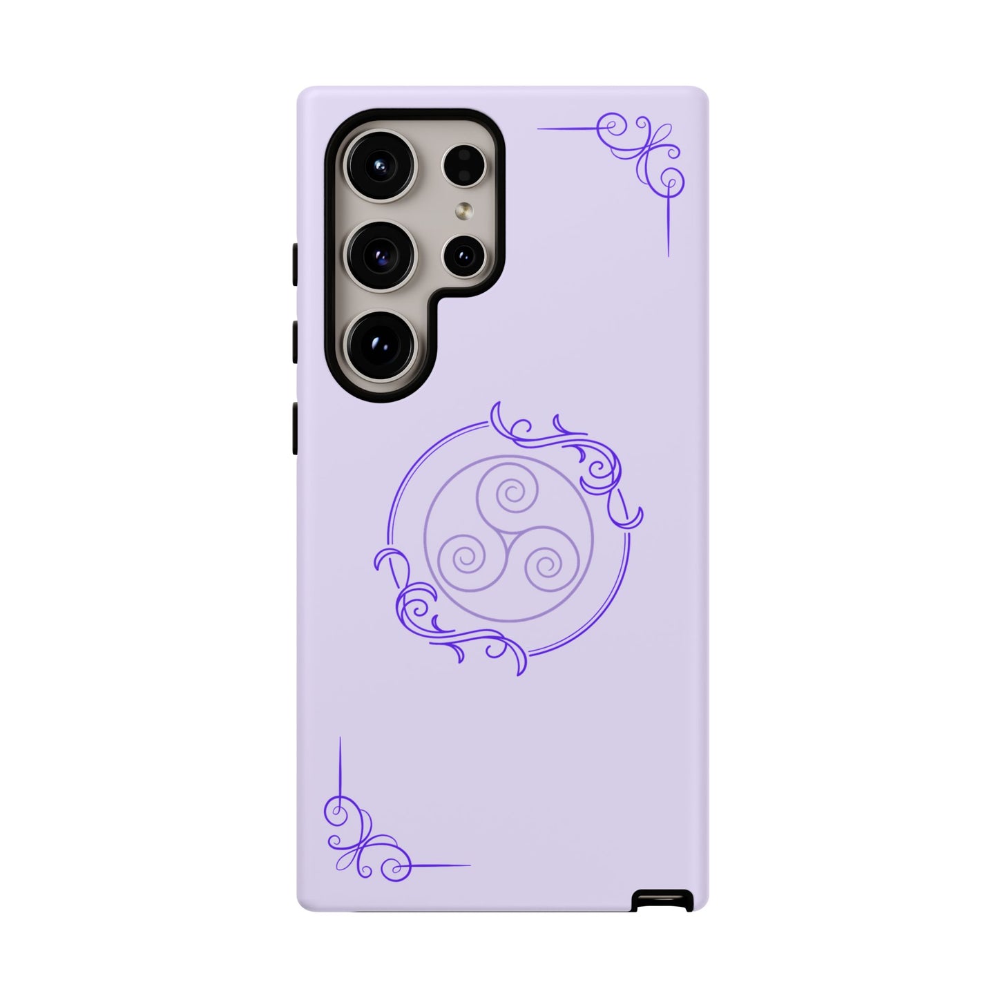 Tough Phone Cases - Purple Elegance for Multiple Models