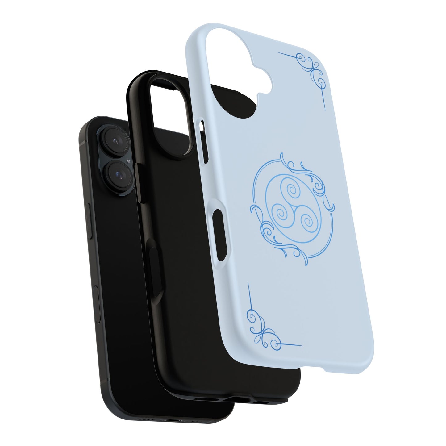 Tough Phone Case - Teal Elegance (Check for brand/model)