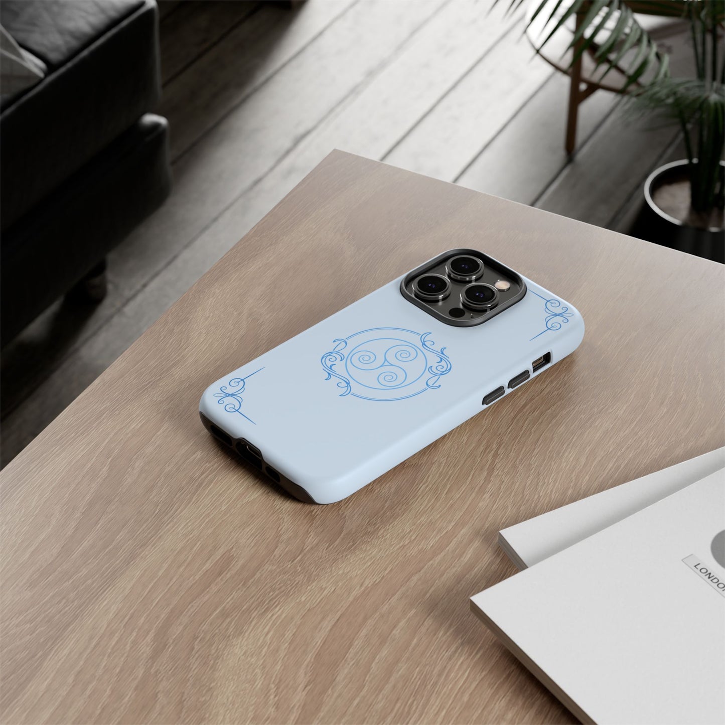 Tough Phone Case - Teal Elegance (Check for brand/model)