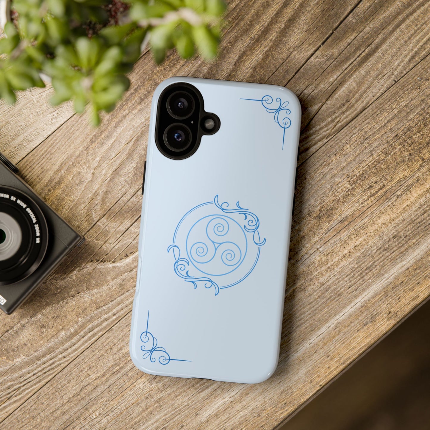 Tough Phone Case - Teal Elegance (Check for brand/model)