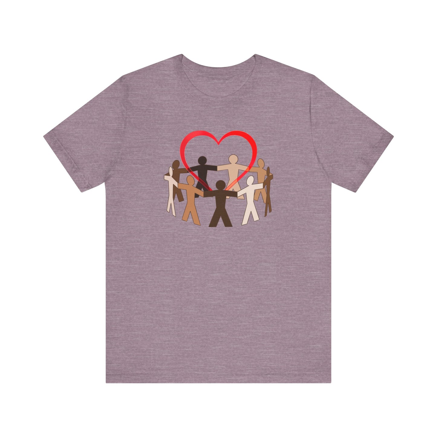 Love Red Heart Premium Unisex T-shirt