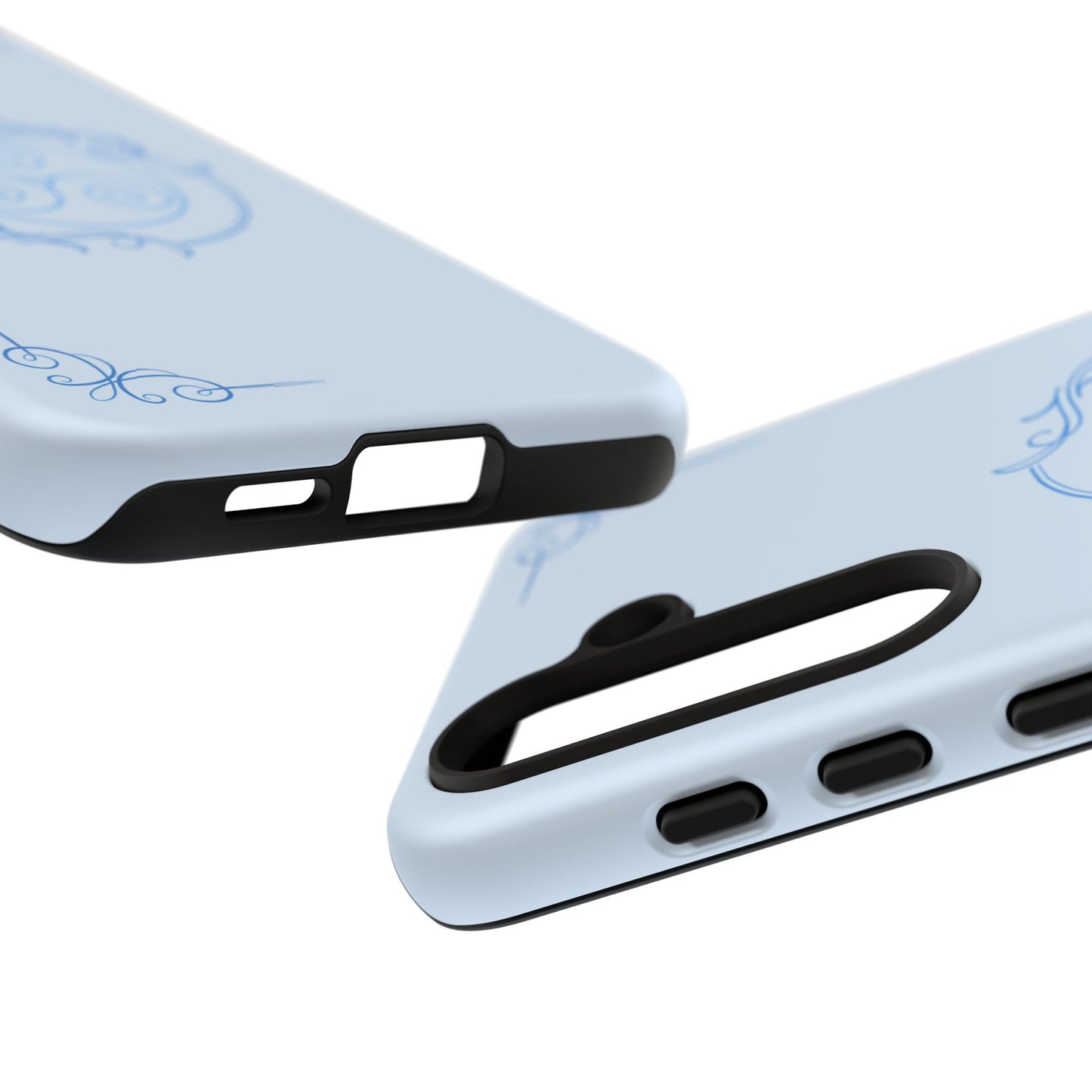 Tough Phone Case - Teal Elegance (Check for brand/model)