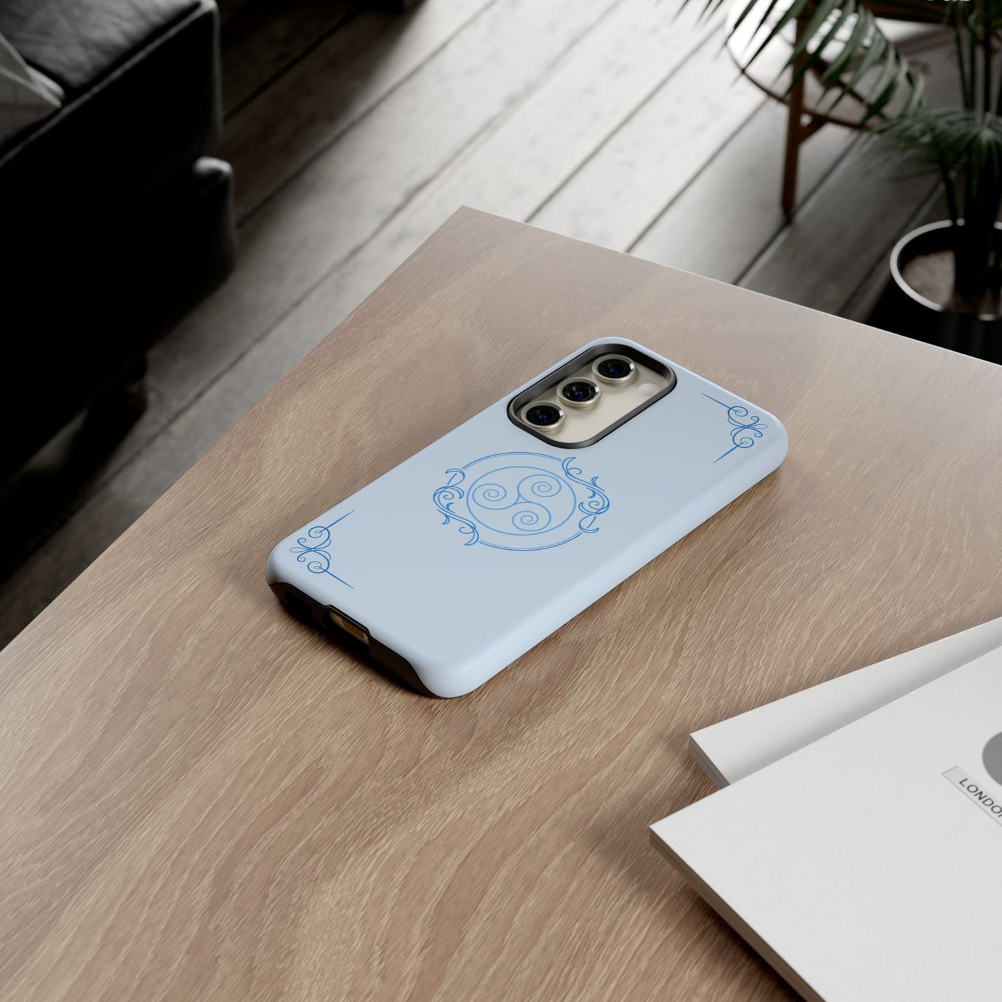Tough Phone Case - Teal Elegance (Check for brand/model)