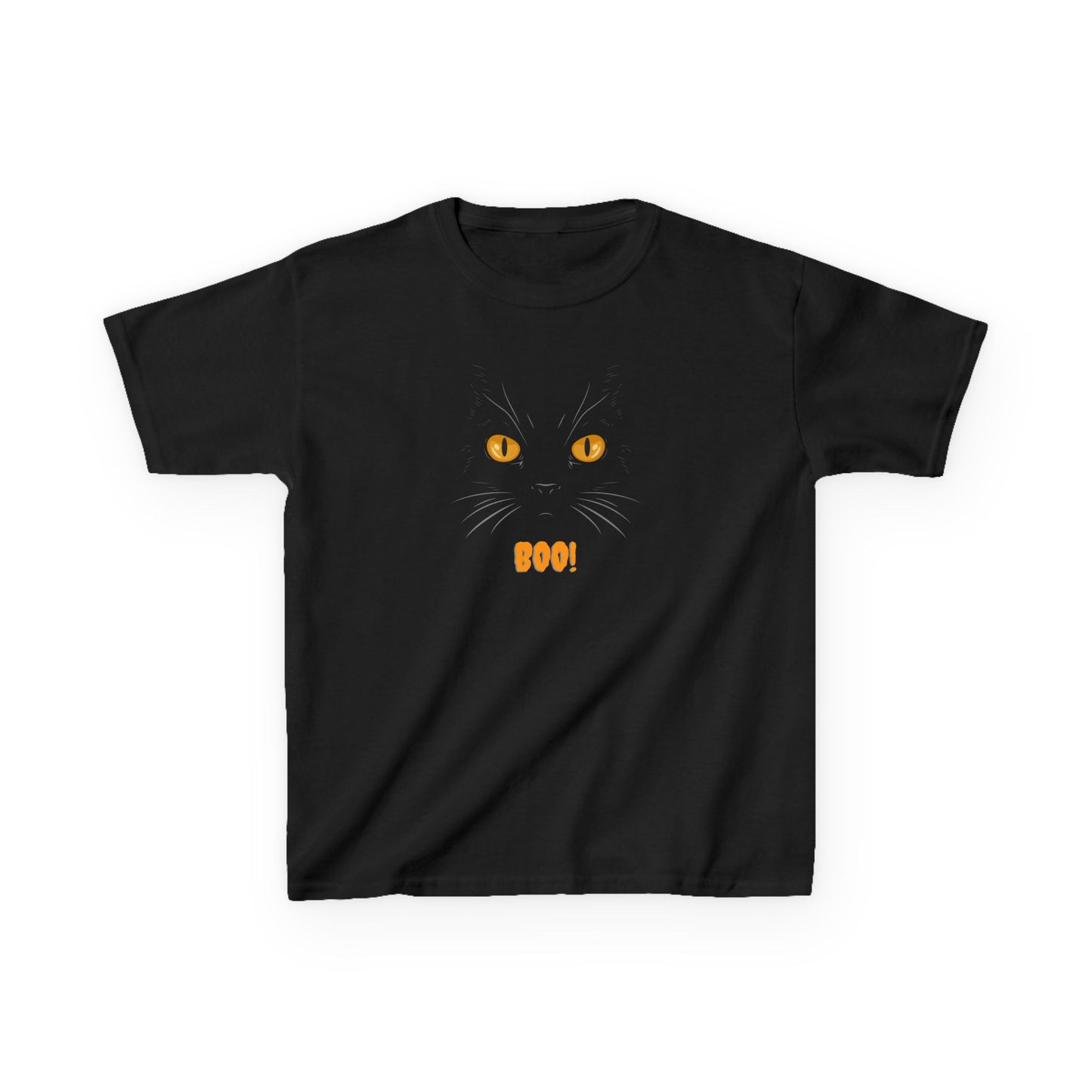 Kids Halloween BOO Cat T-shirt