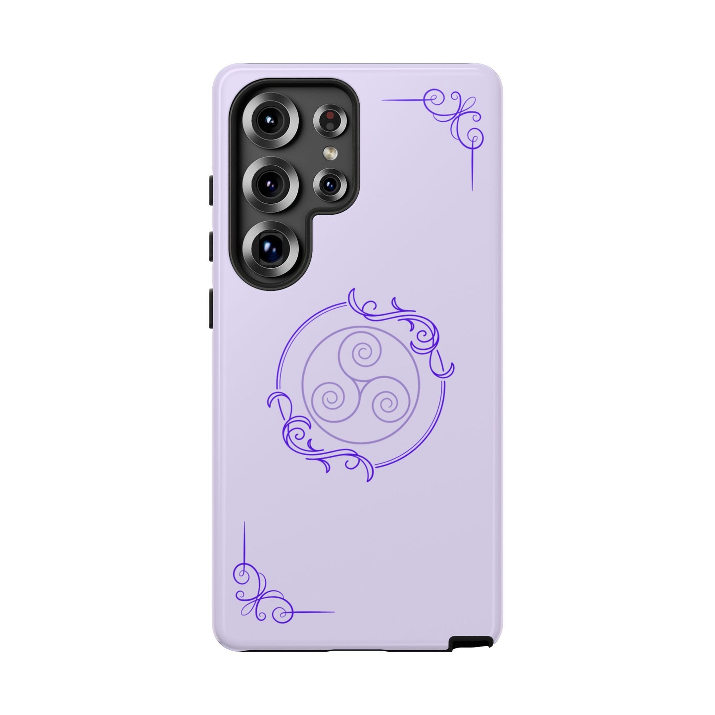 Tough Phone Cases - Purple Elegance for Multiple Models