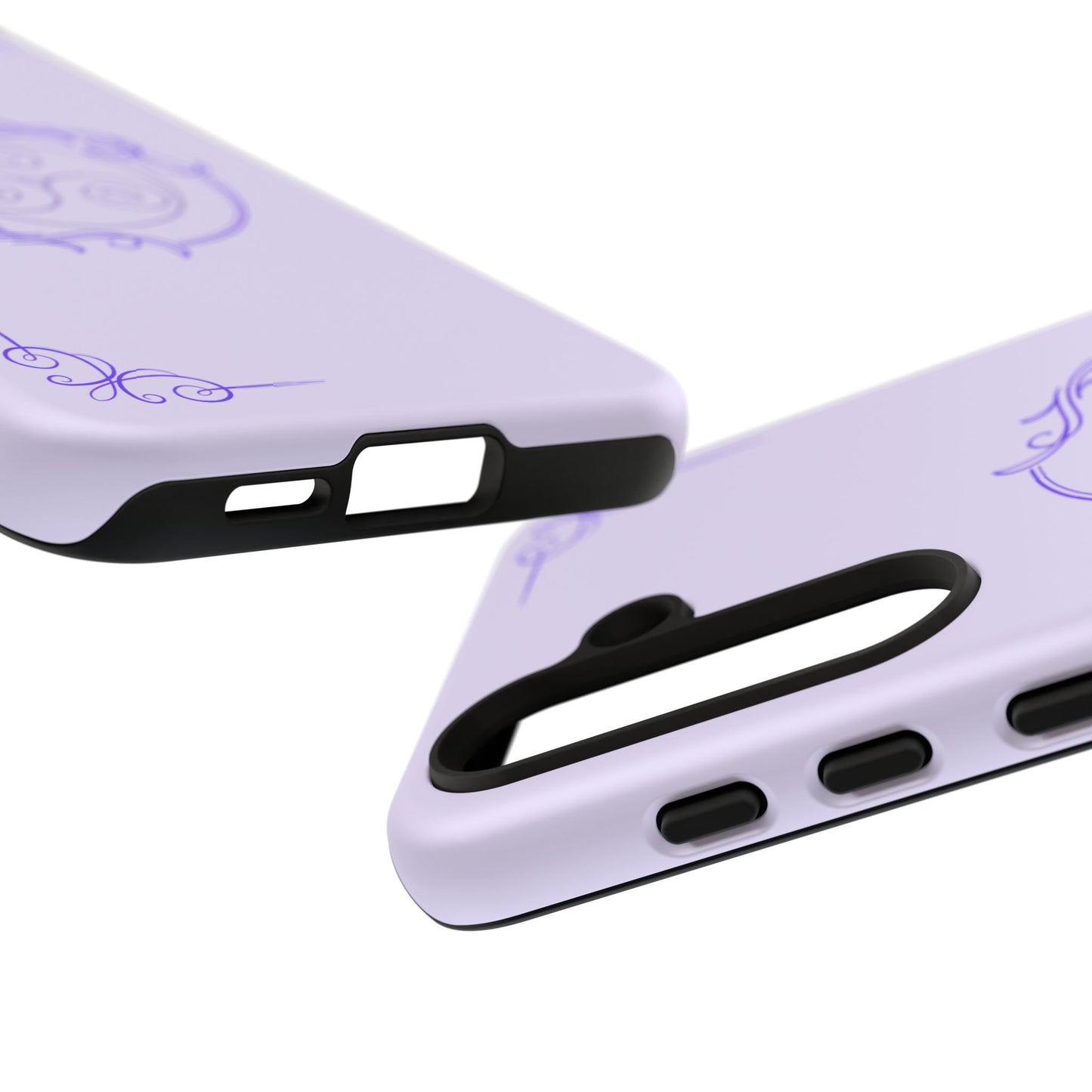Tough Phone Cases - Purple Elegance for Multiple Models