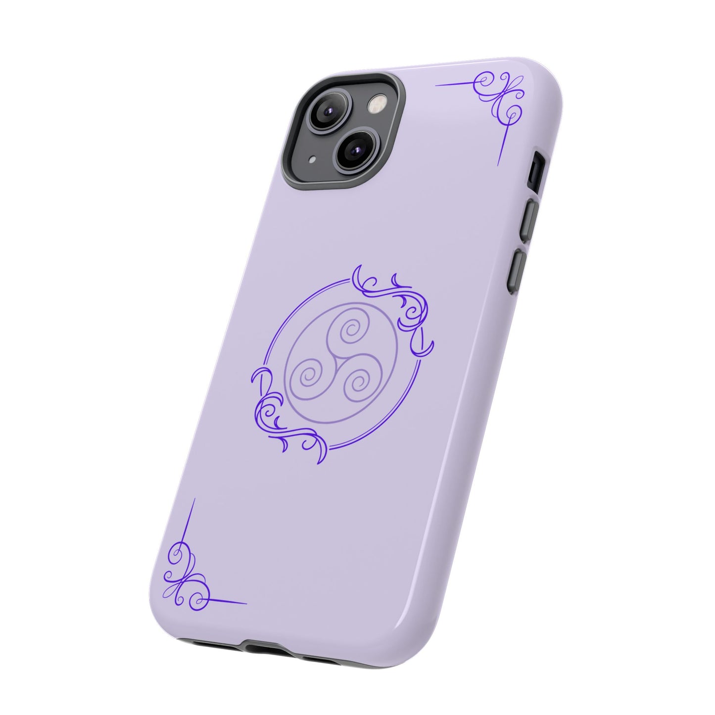 Tough Phone Cases - Purple Elegance for Multiple Models