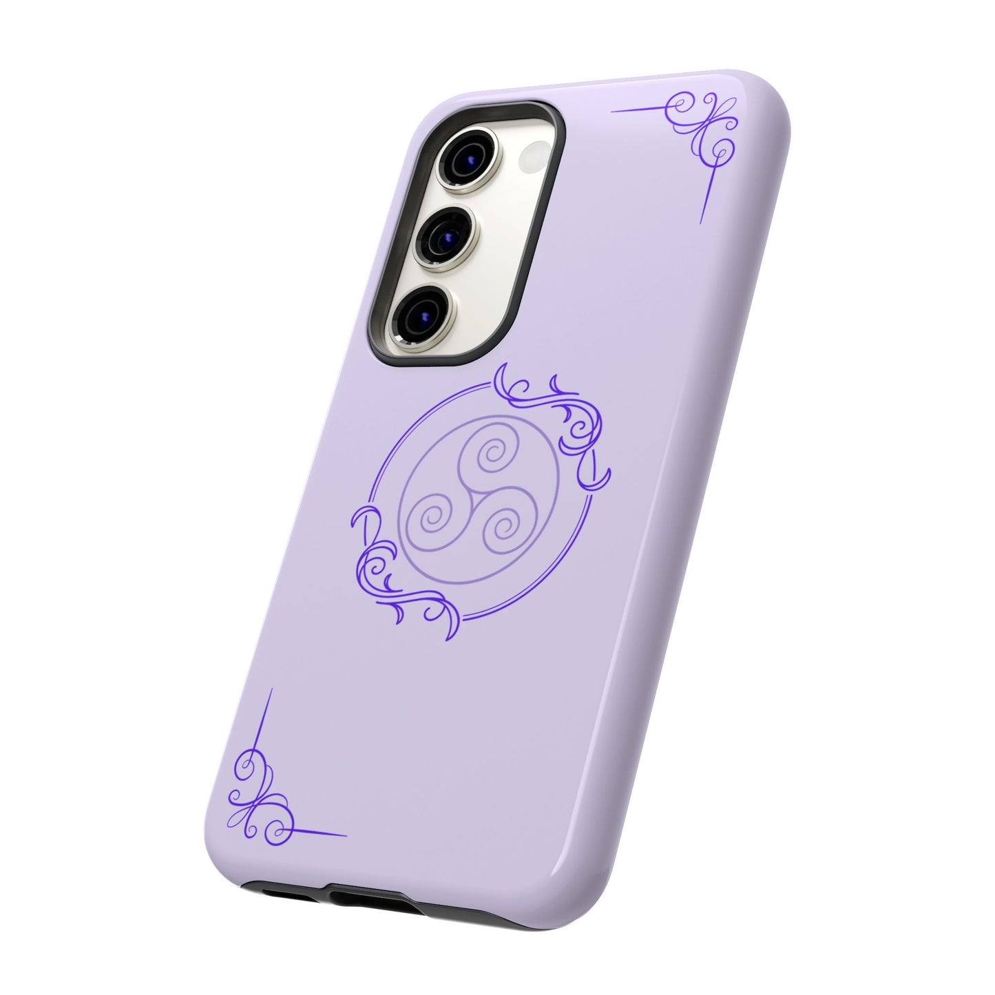 Tough Phone Cases - Purple Elegance for Multiple Models