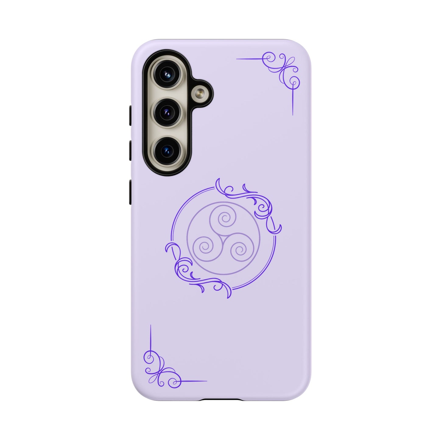 Tough Phone Cases - Purple Elegance for Multiple Models