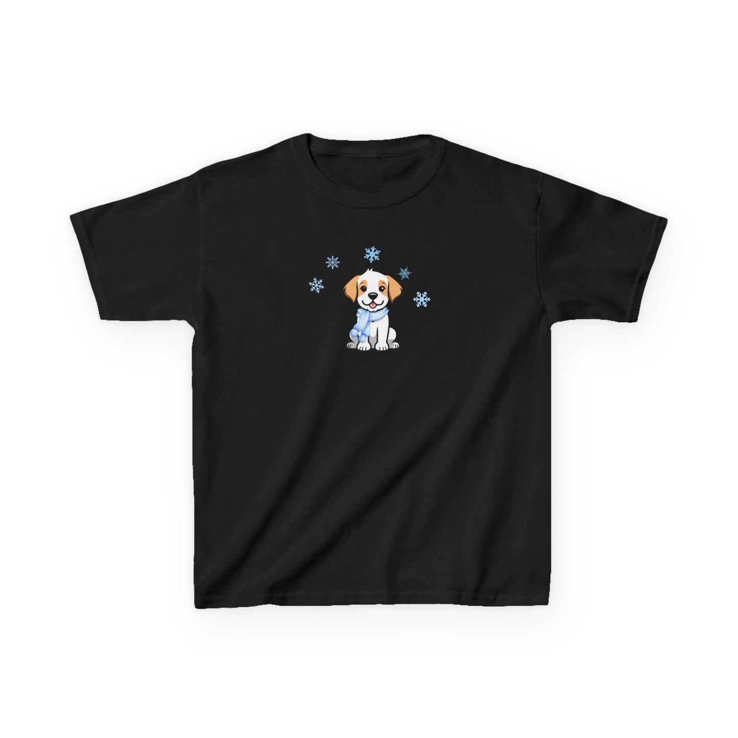 Kids Puppy Scarf T-shirt