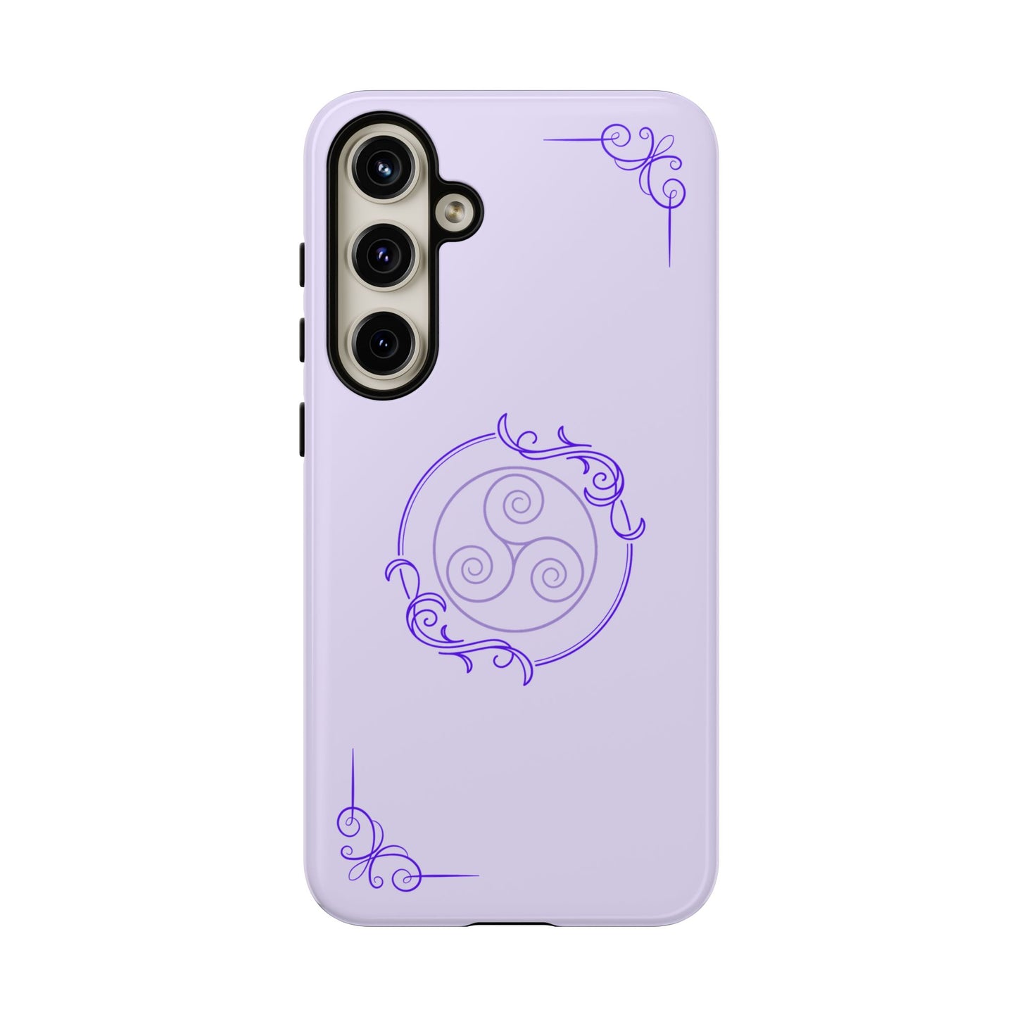 Tough Phone Cases - Purple Elegance for Multiple Models