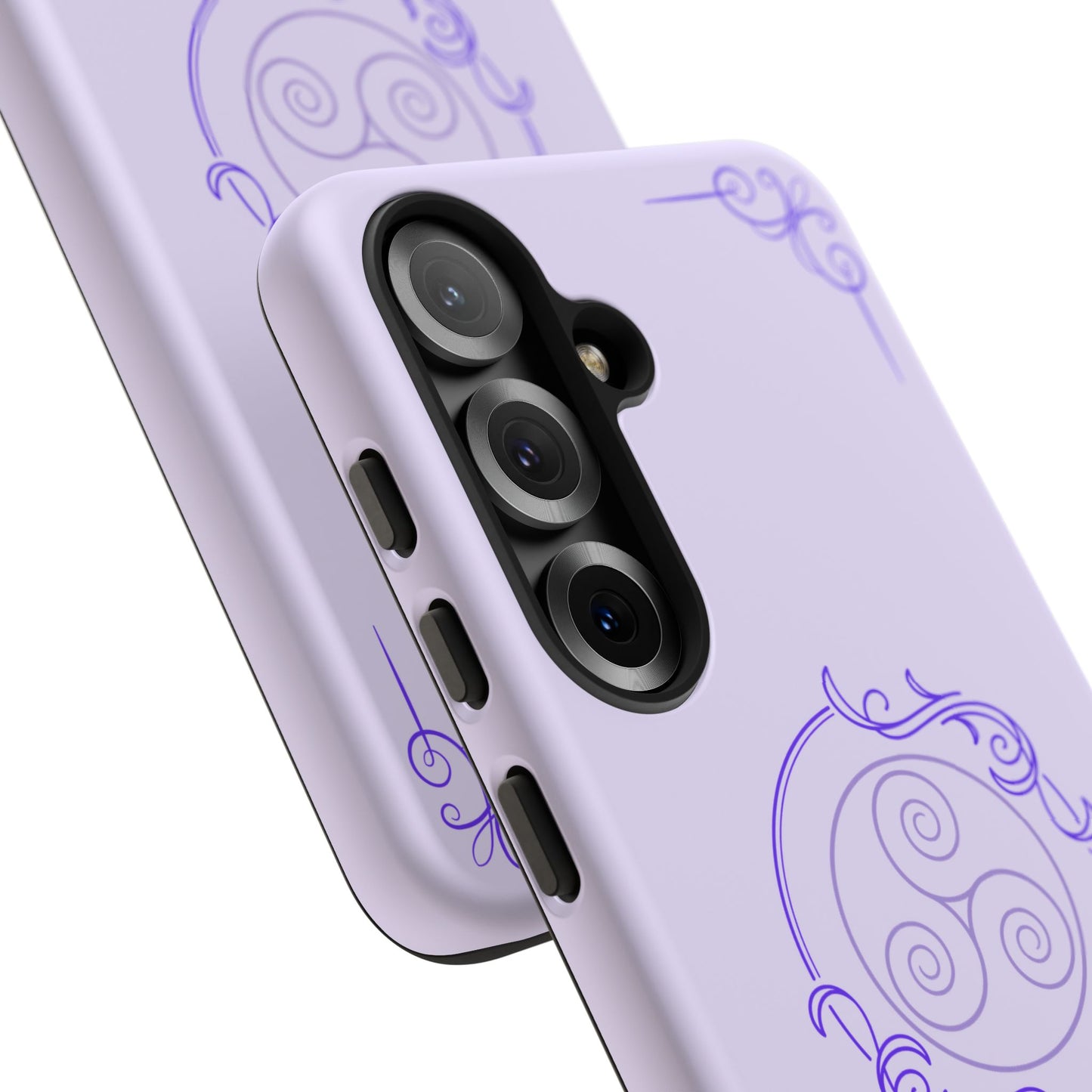 Tough Phone Cases - Purple Elegance for Multiple Models