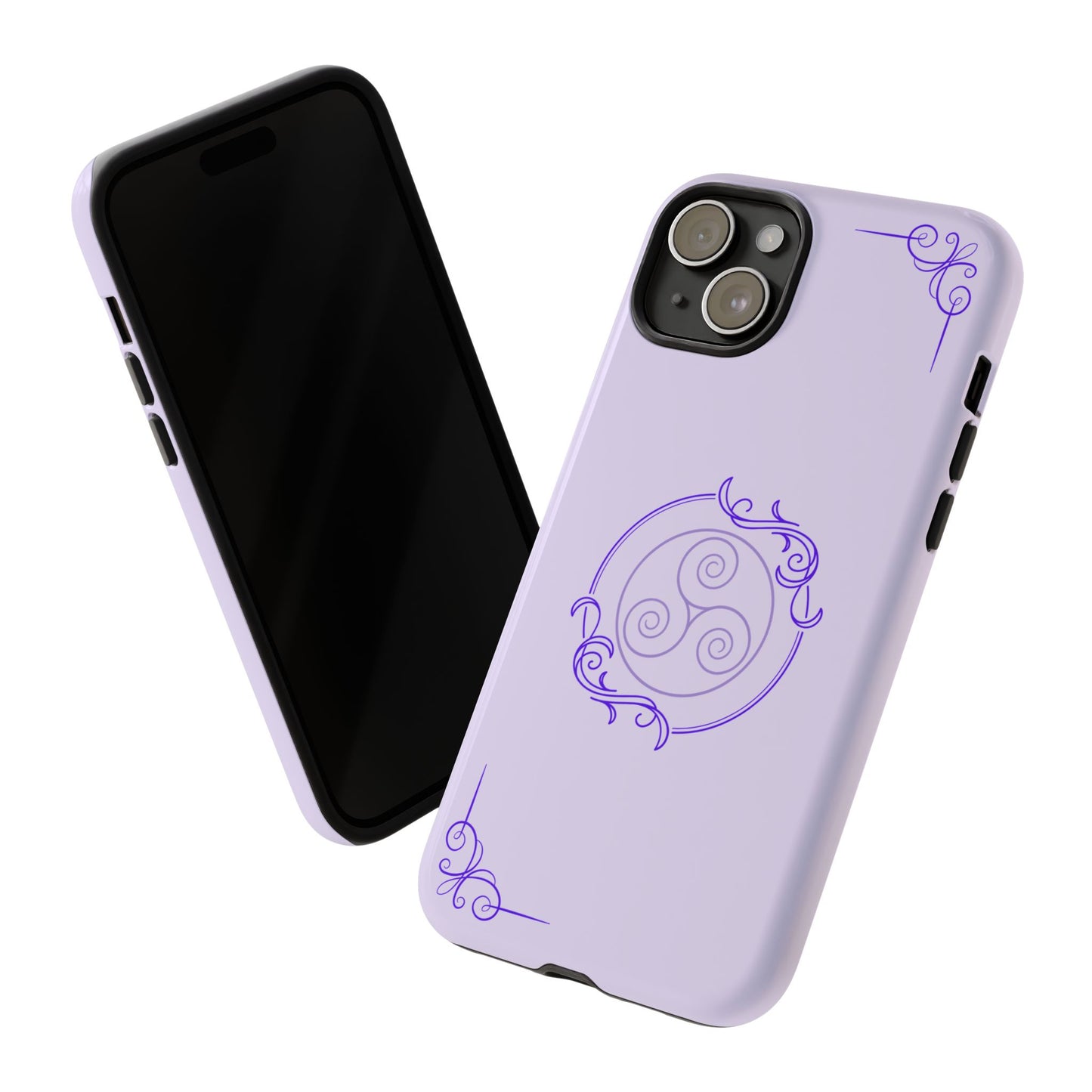Tough Phone Cases - Purple Elegance for Multiple Models