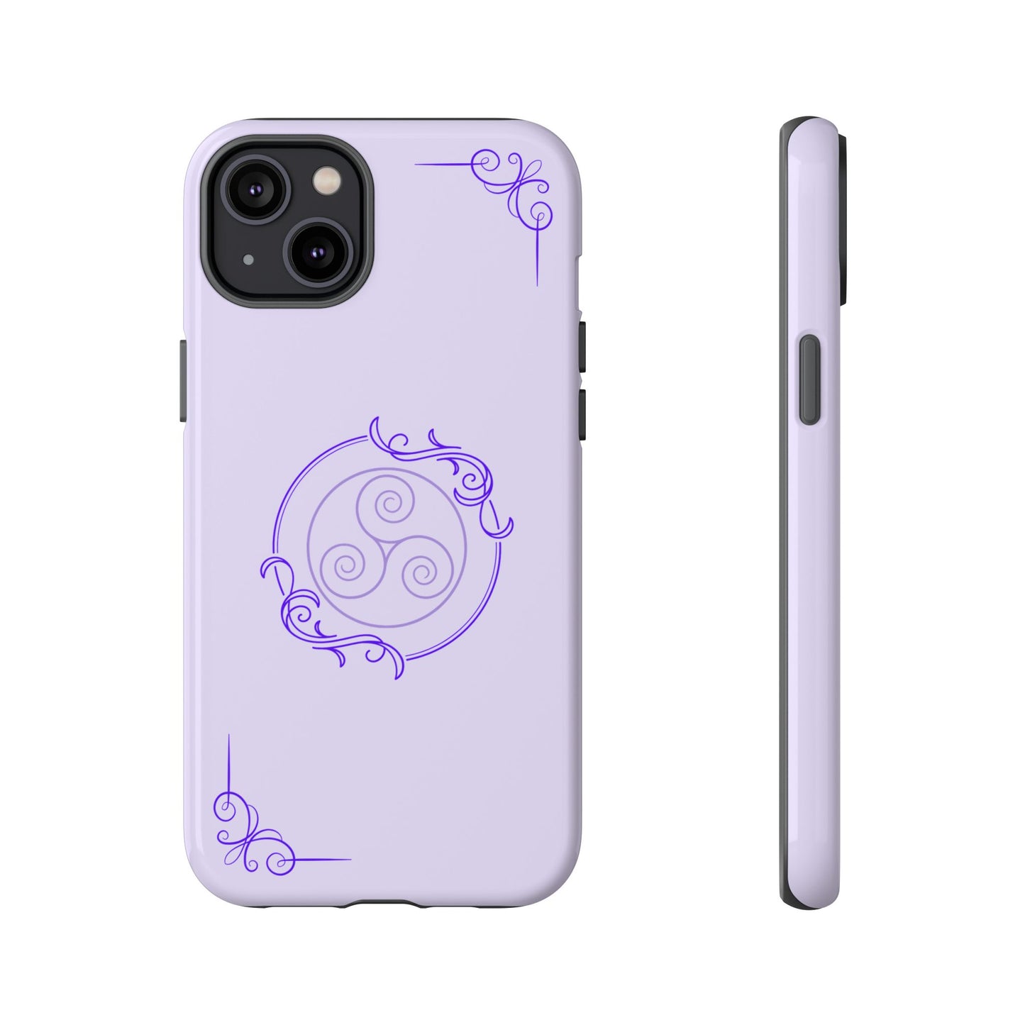 Tough Phone Cases - Purple Elegance for Multiple Models