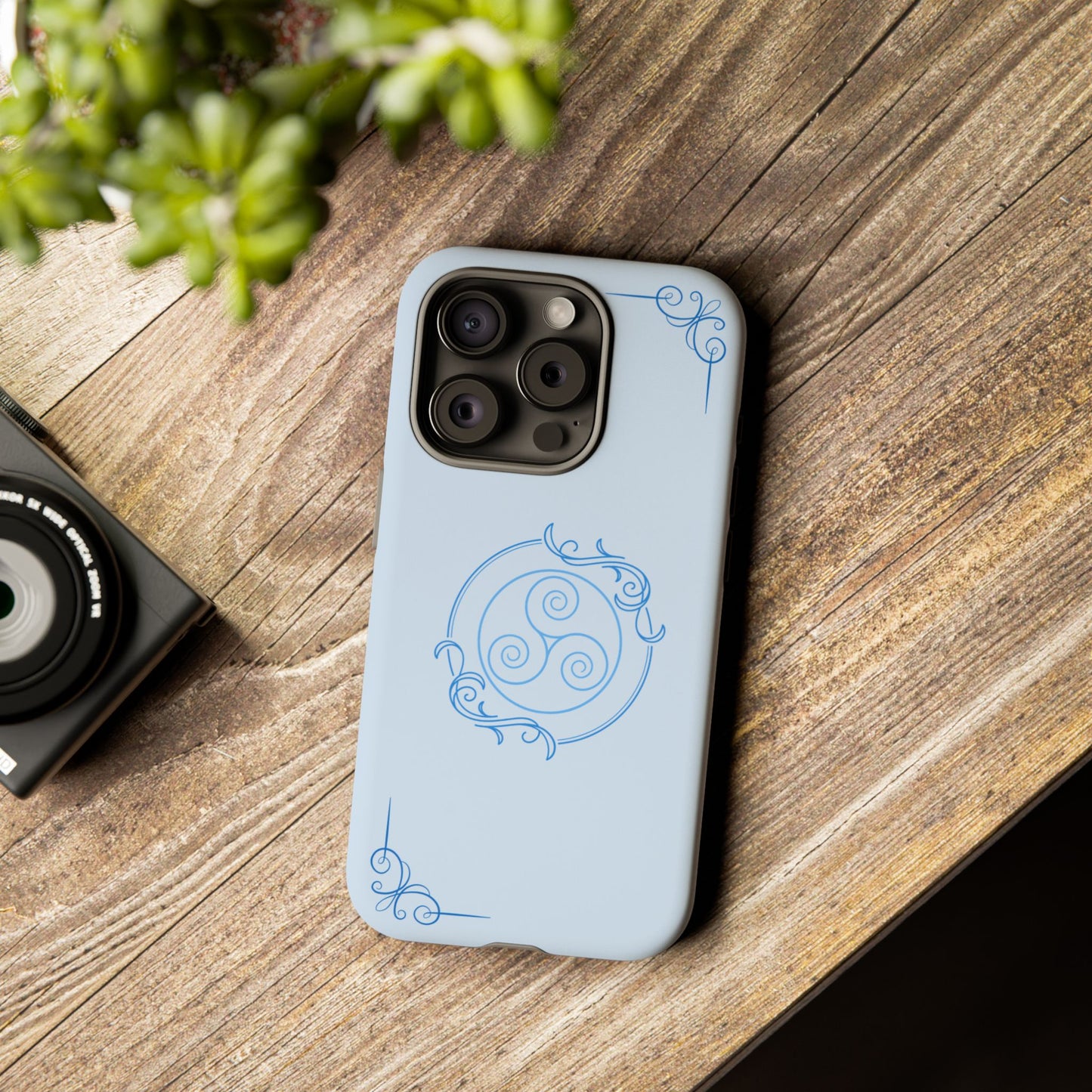 Tough Phone Case - Teal Elegance (Check for brand/model)