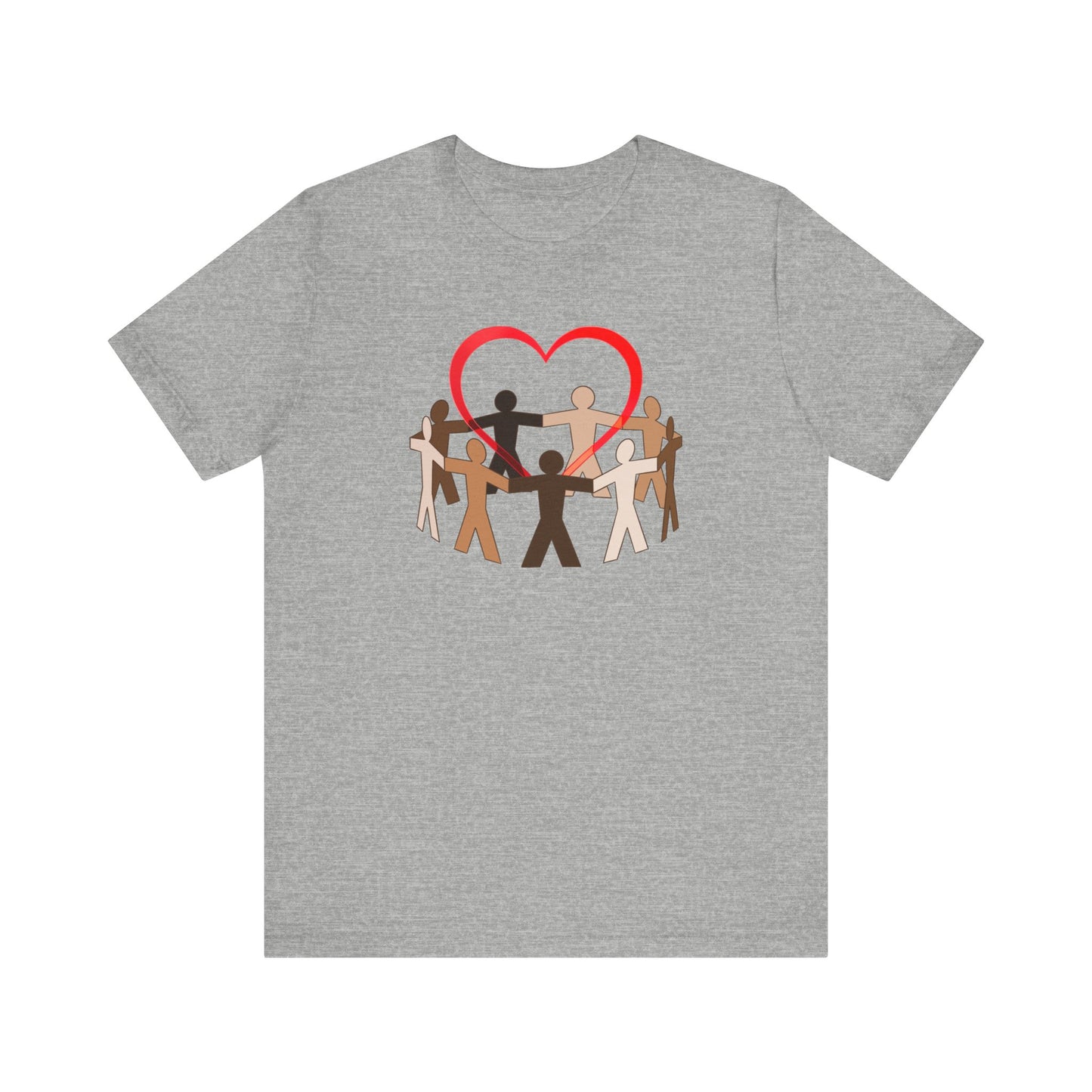Love Red Heart Premium Unisex T-shirt