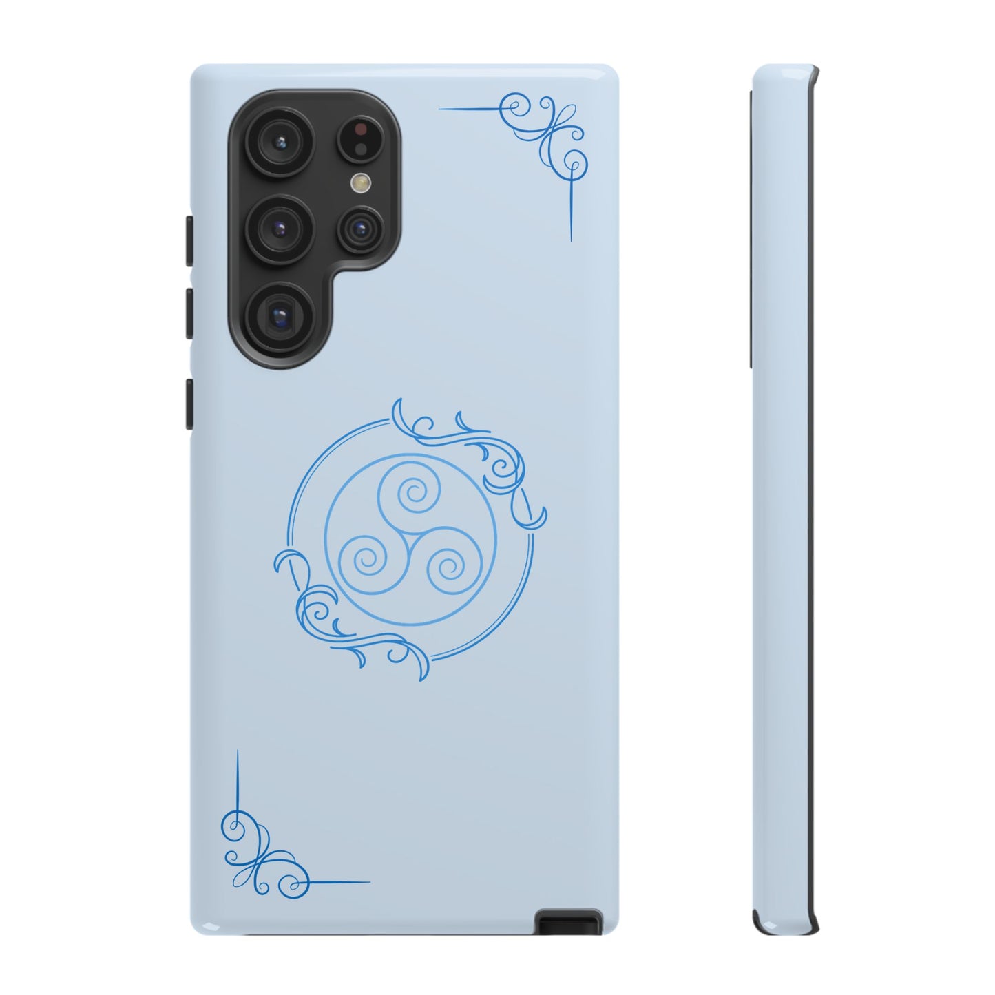 Tough Phone Case - Teal Elegance (Check for brand/model)