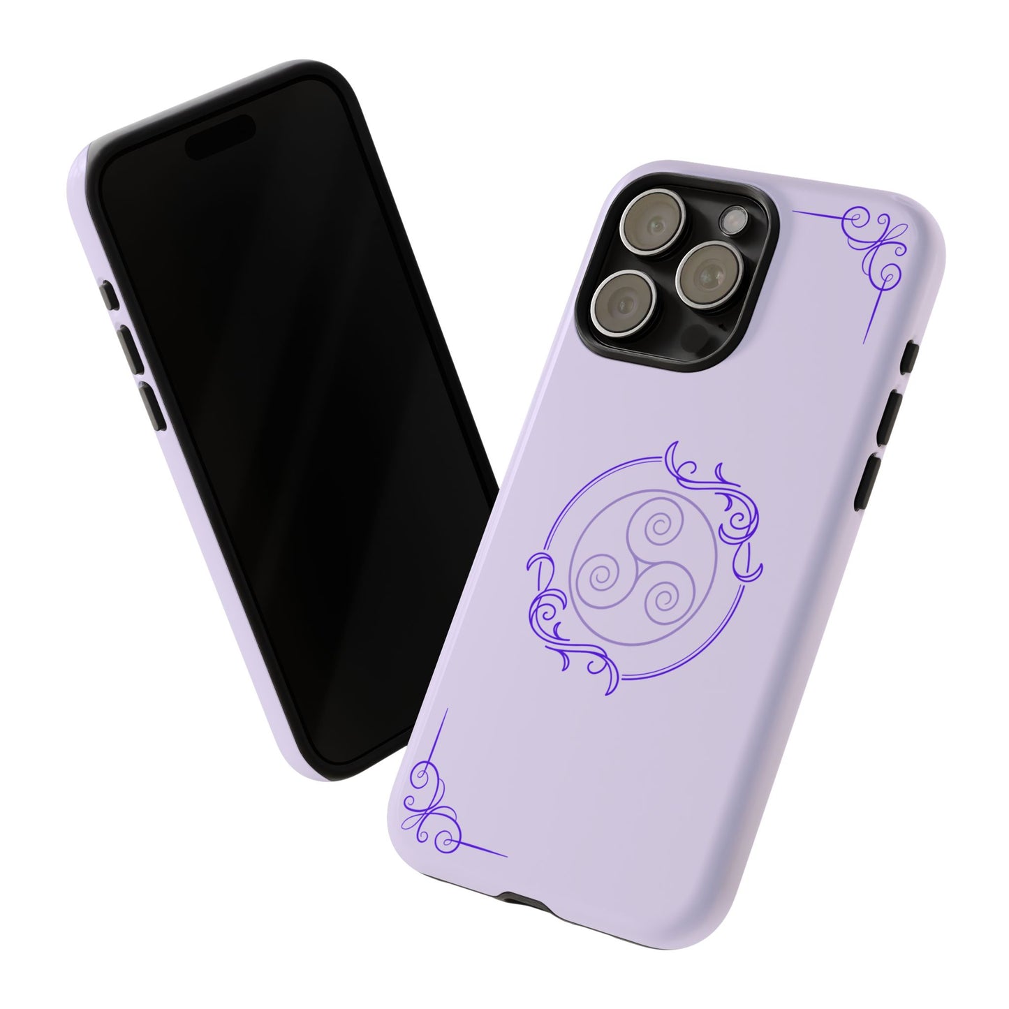 Tough Phone Cases - Purple Elegance for Multiple Models