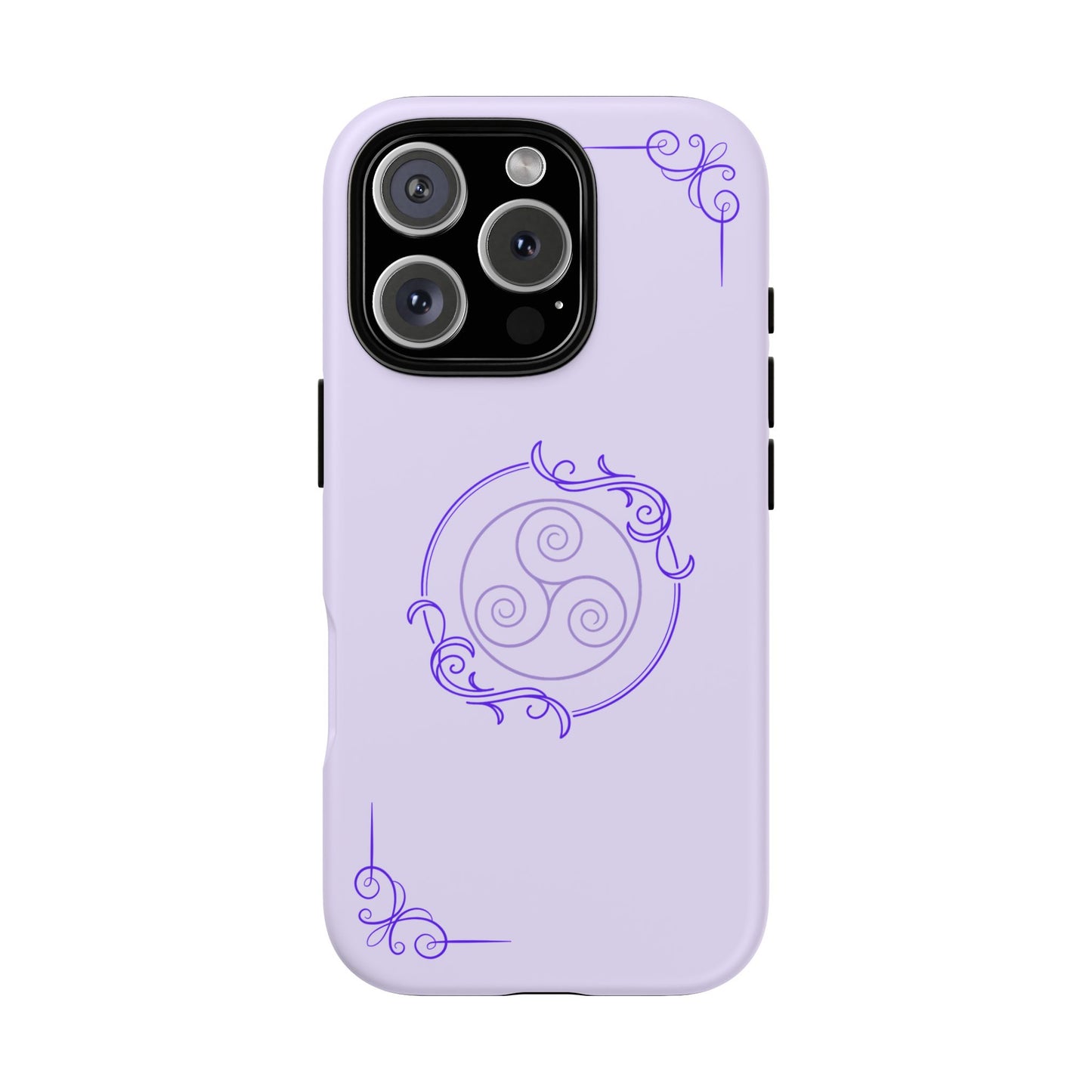 Tough Phone Cases - Purple Elegance for Multiple Models