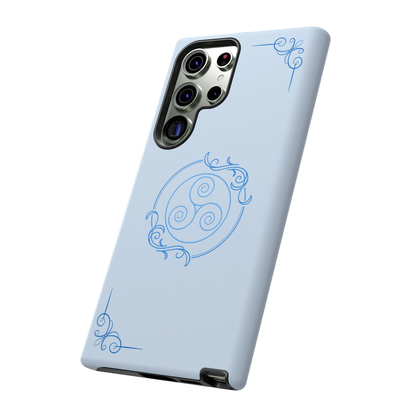 Tough Phone Case - Teal Elegance (Check for brand/model)