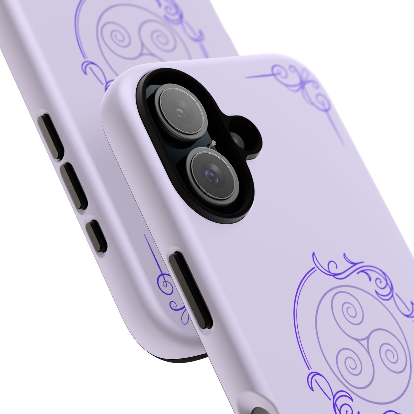 Tough Phone Cases - Purple Elegance for Multiple Models