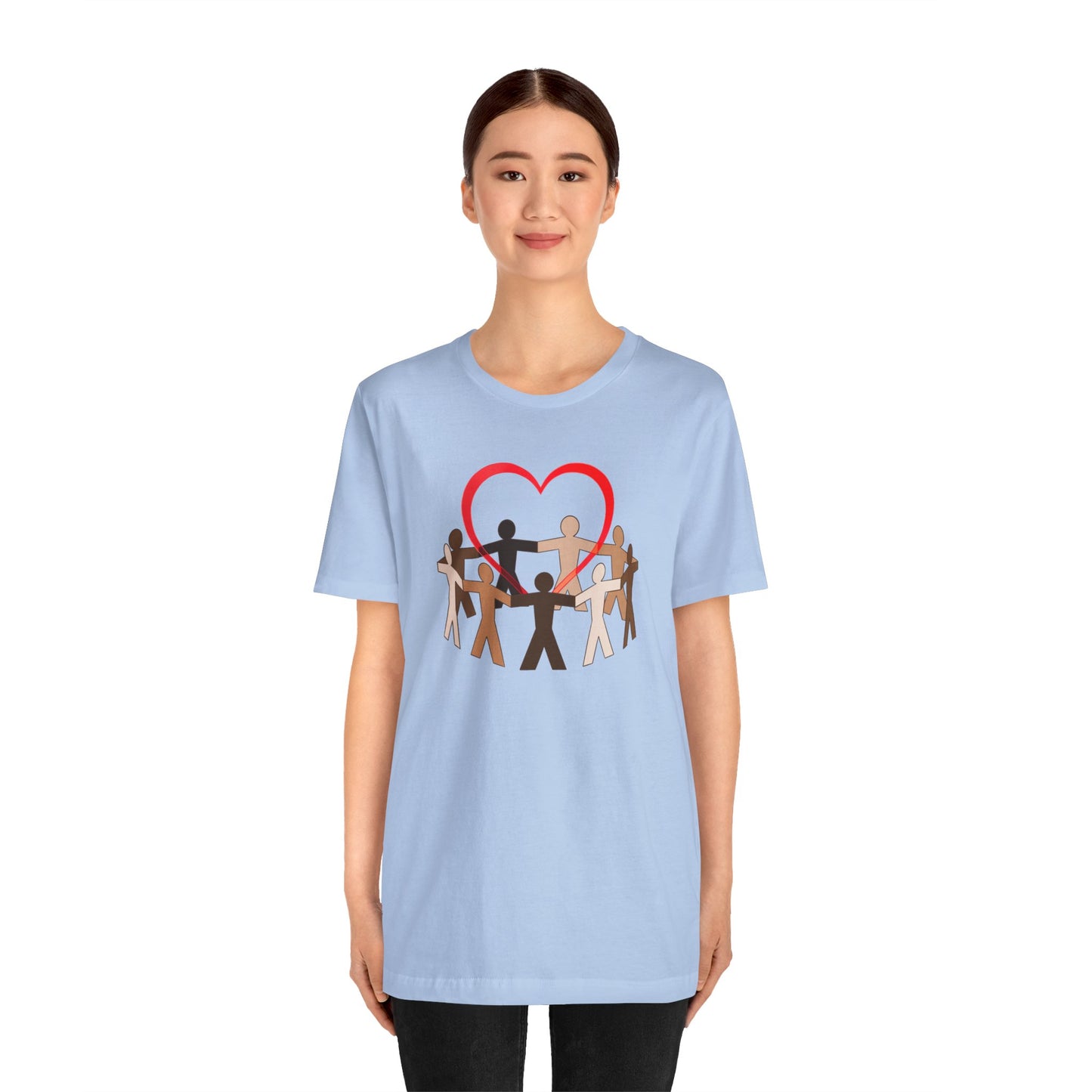 Love Red Heart Premium Unisex T-shirt
