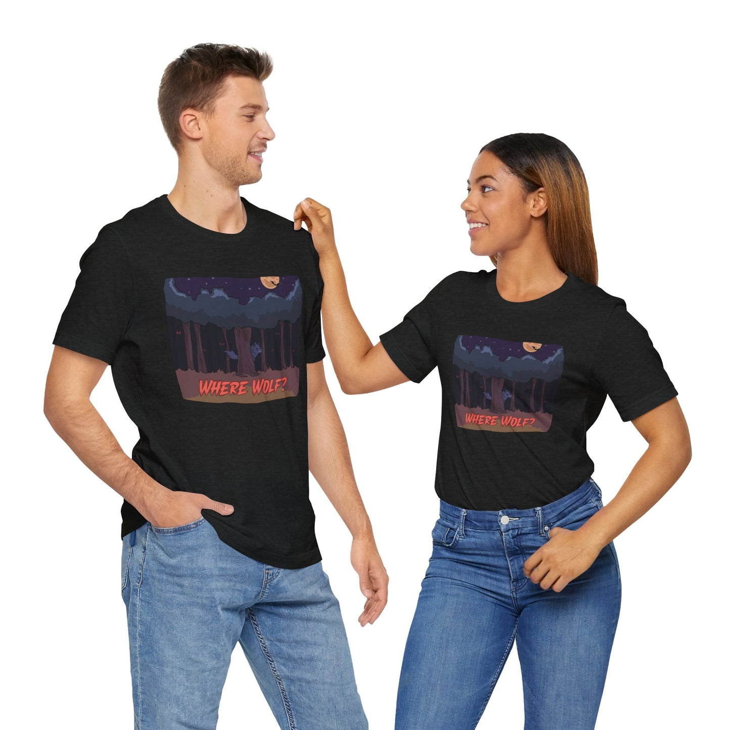 Adult Halloween Where Wolf Unisex T-shirt
