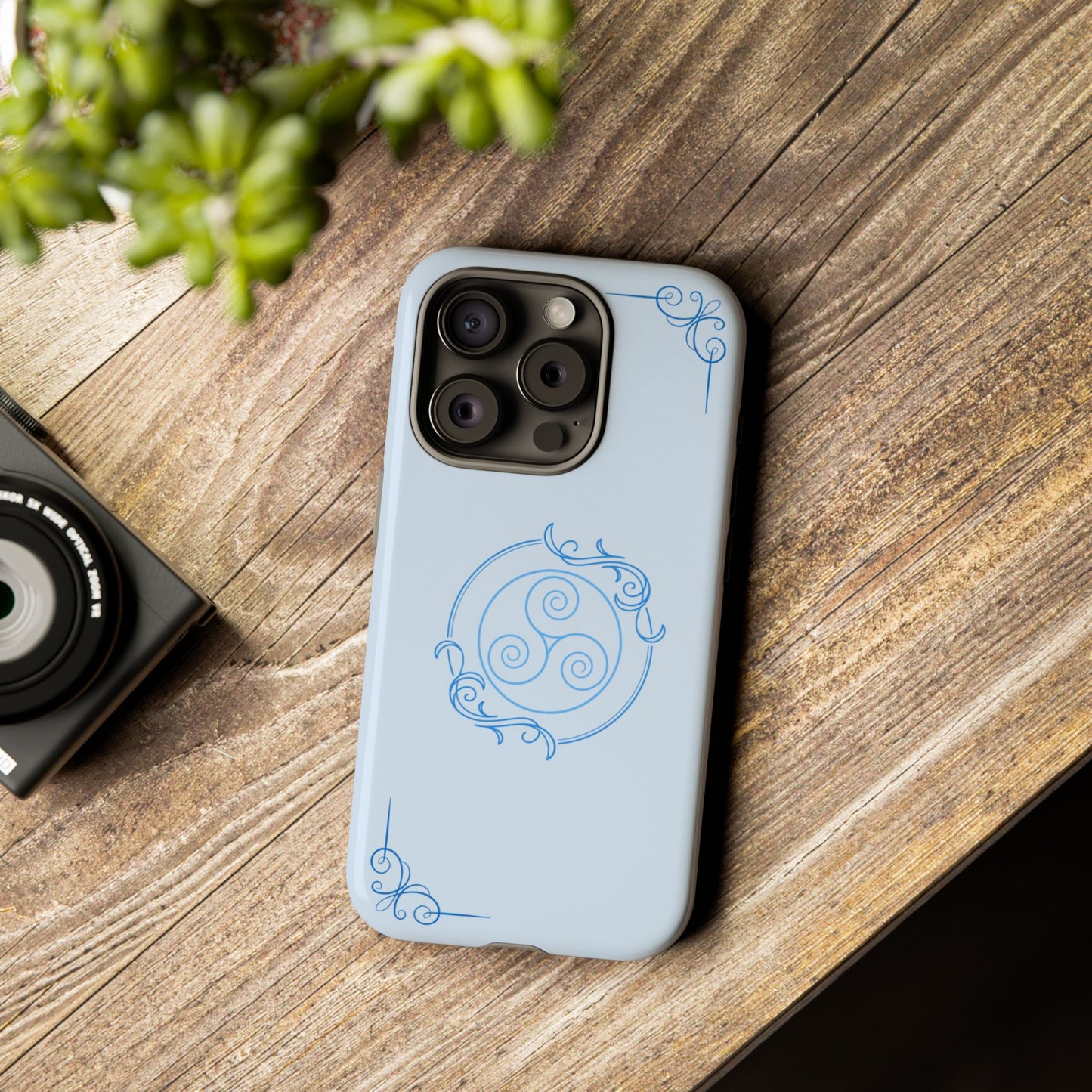Tough Phone Case - Teal Elegance (Check for brand/model)