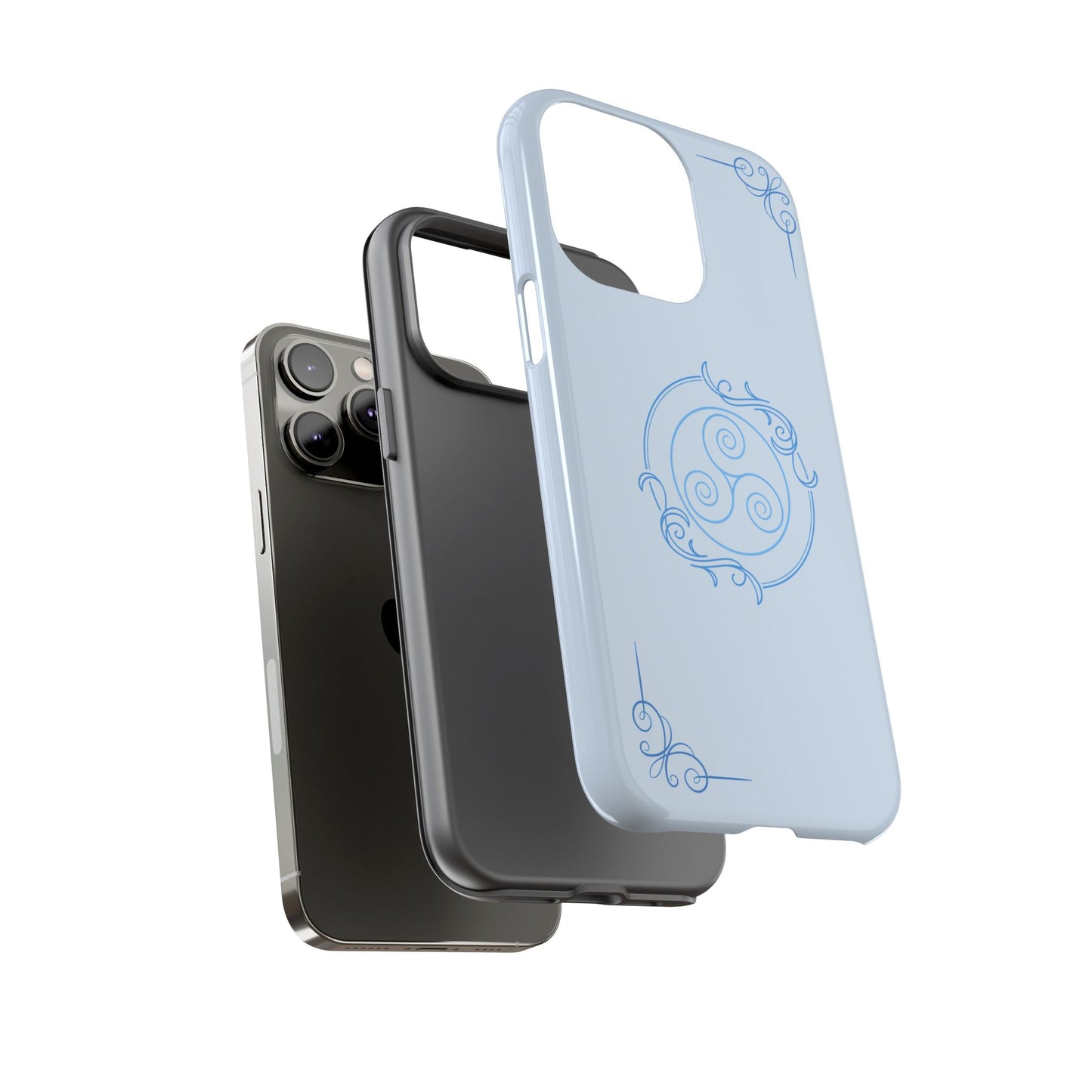 Tough Phone Case - Teal Elegance (Check for brand/model)
