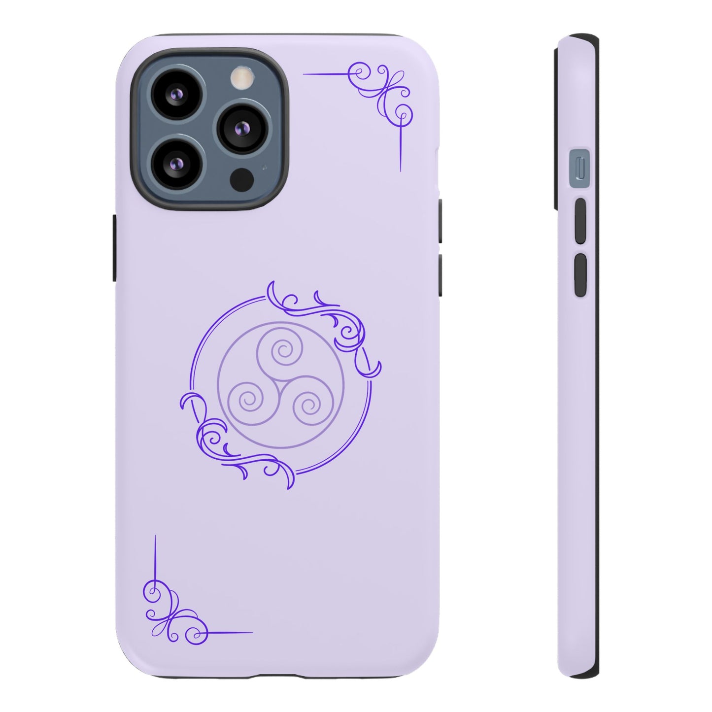 Tough Phone Cases - Purple Elegance for Multiple Models