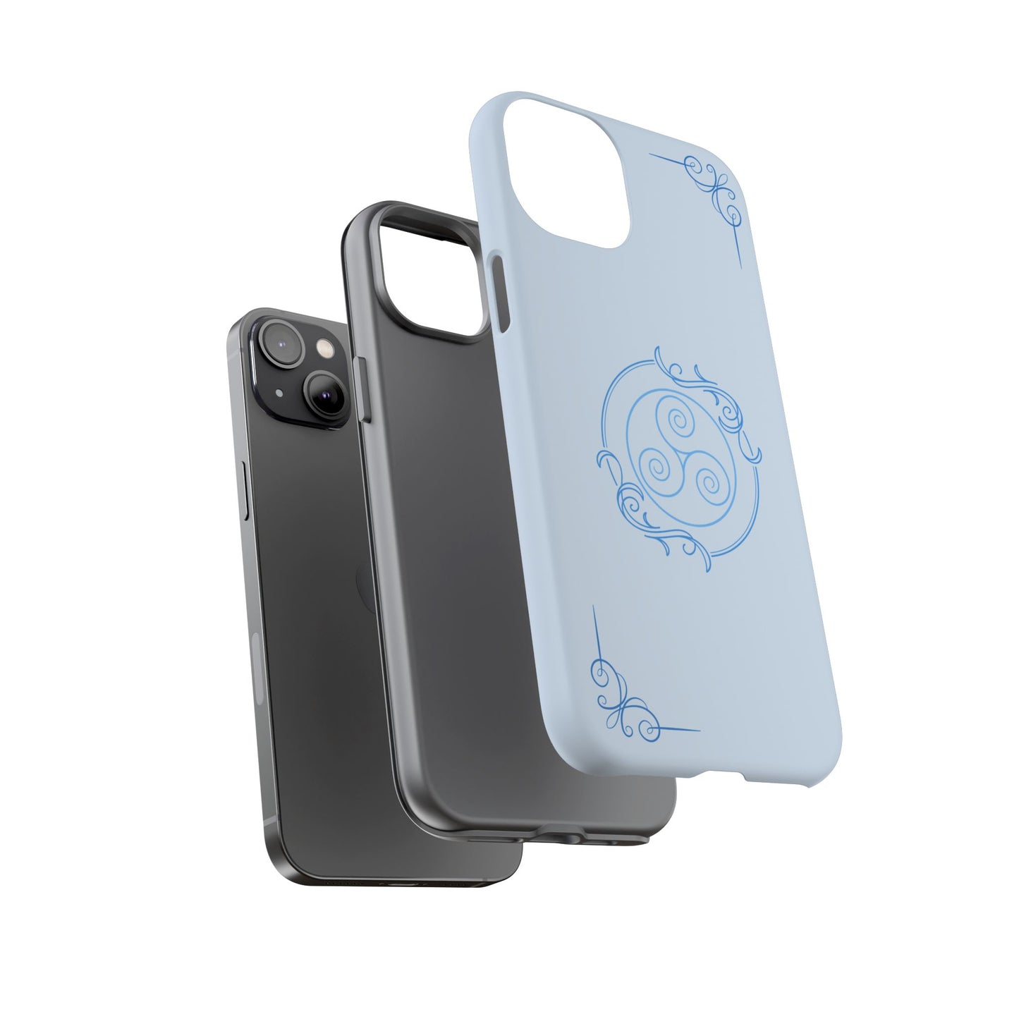 Tough Phone Case - Teal Elegance (Check for brand/model)