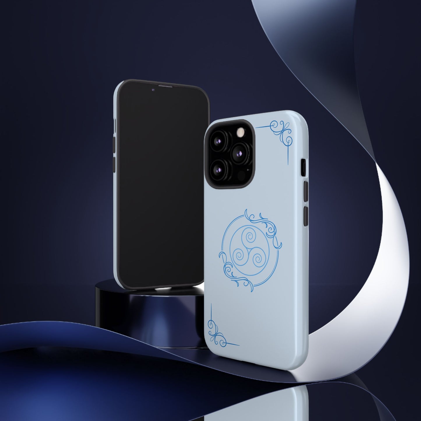 Tough Phone Case - Teal Elegance (Check for brand/model)