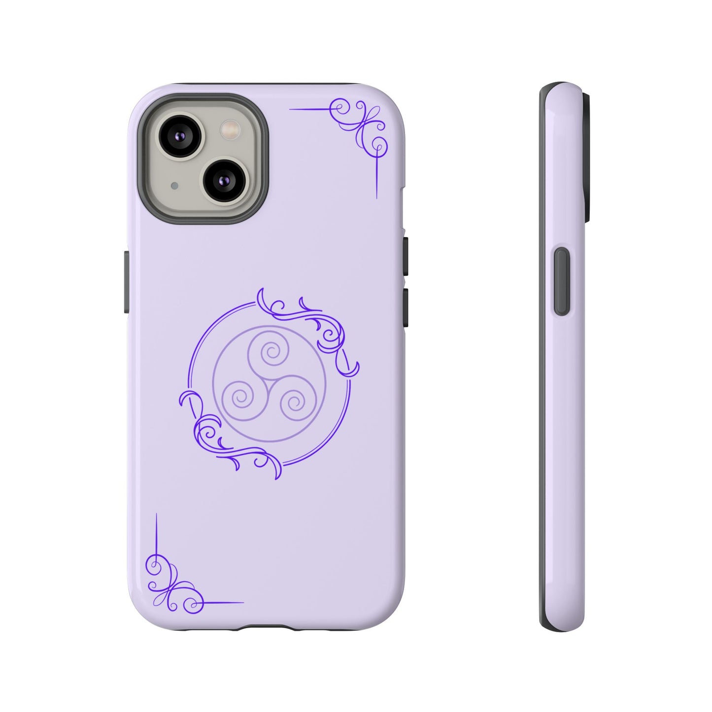 Tough Phone Cases - Purple Elegance for Multiple Models