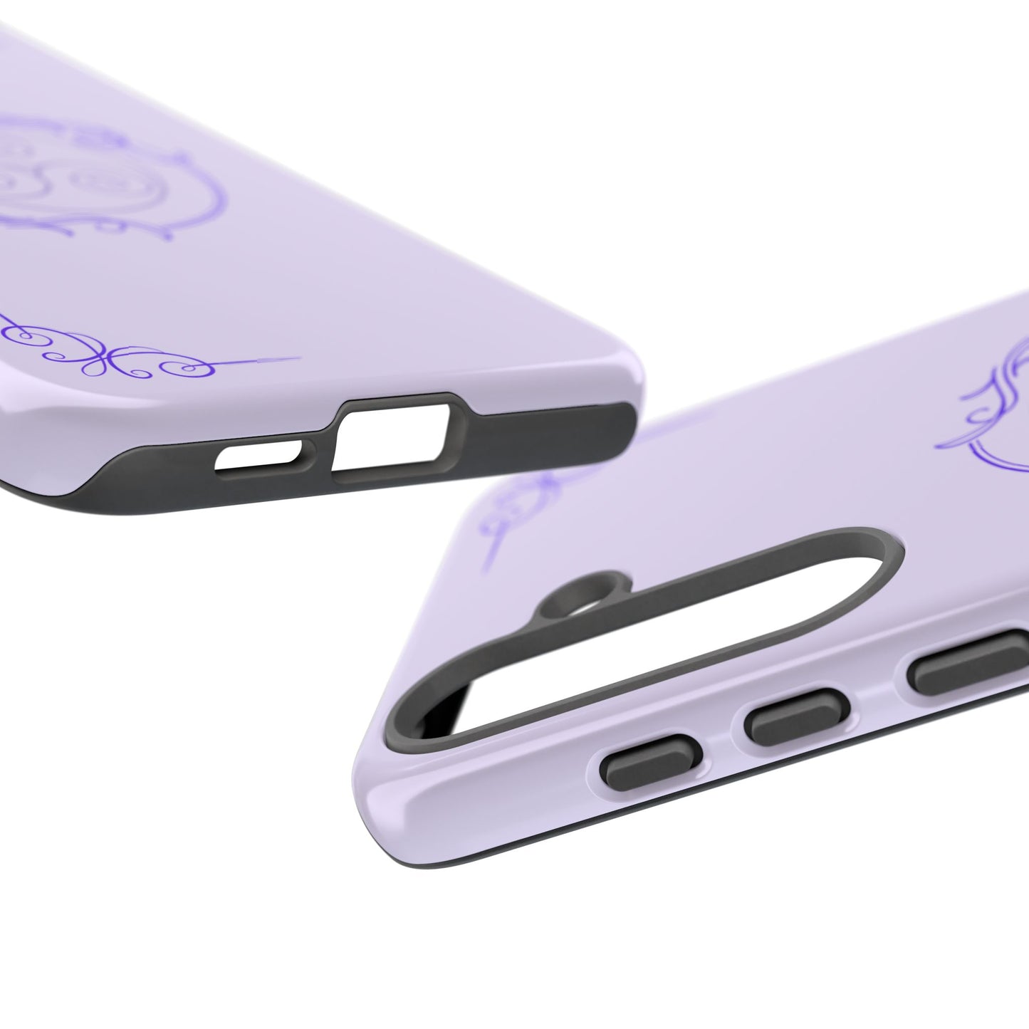 Tough Phone Cases - Purple Elegance for Multiple Models