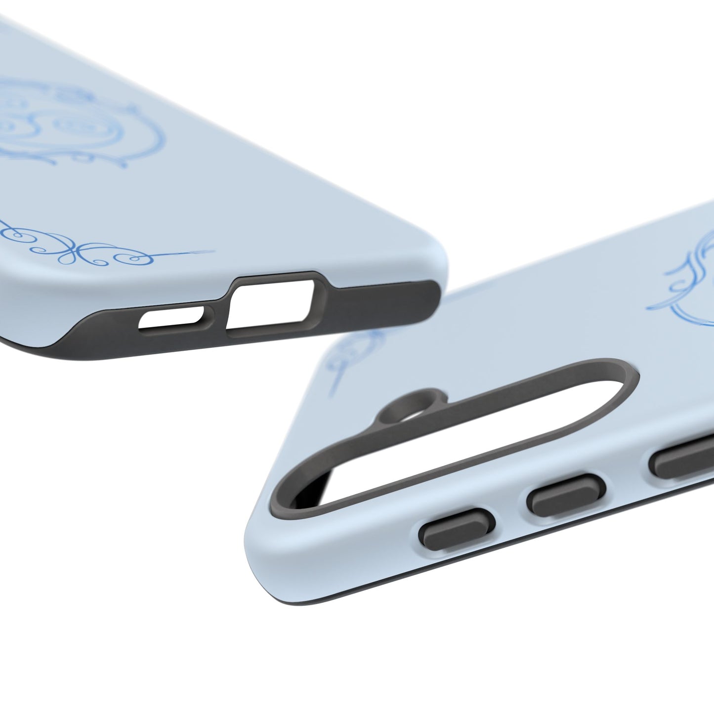 Tough Phone Case - Teal Elegance (Check for brand/model)