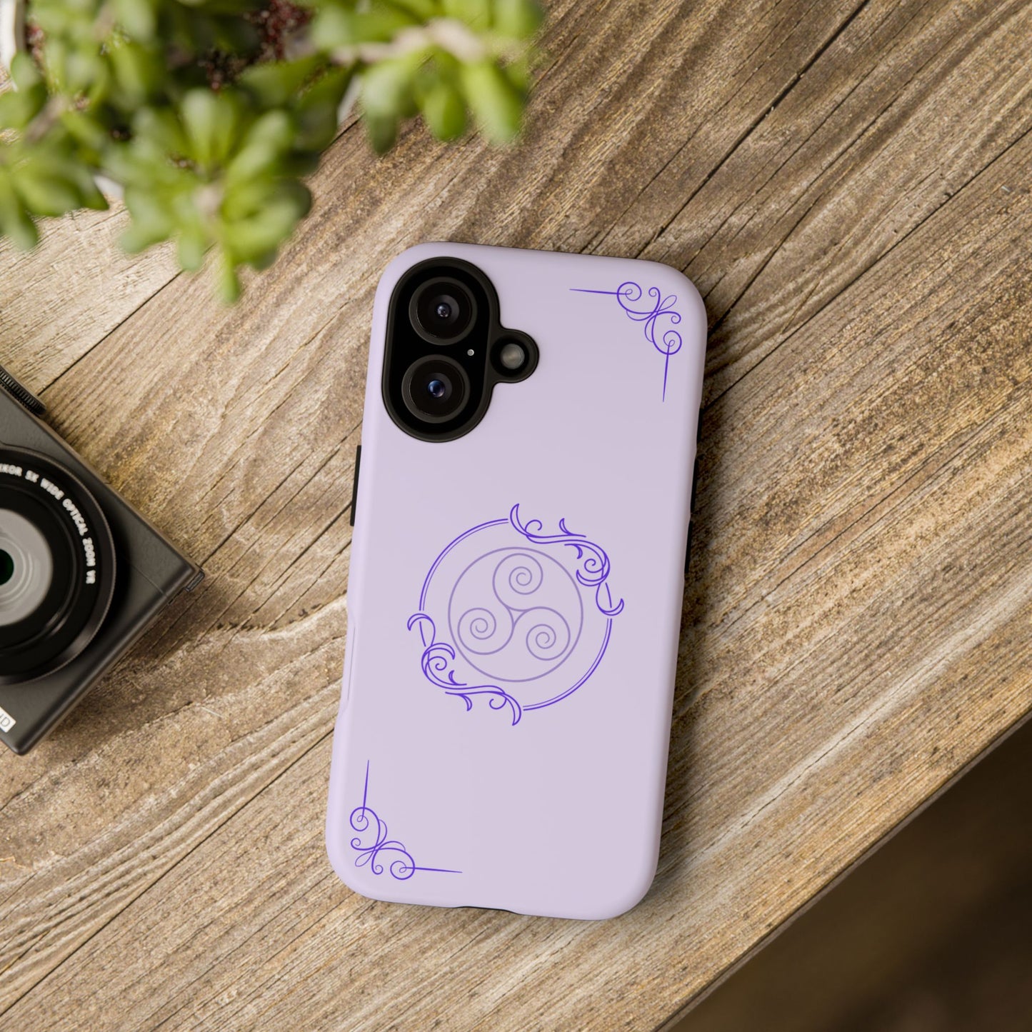 Tough Phone Cases - Purple Elegance for Multiple Models