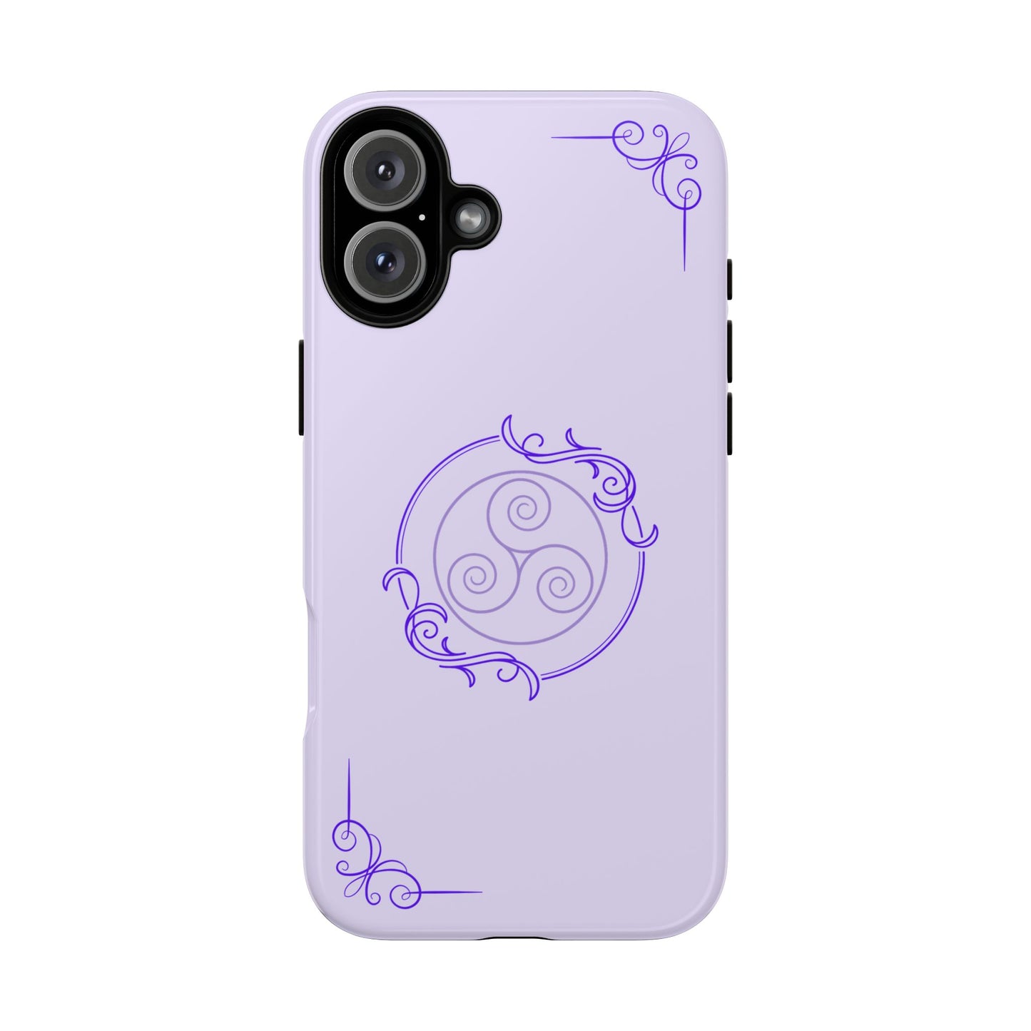 Tough Phone Cases - Purple Elegance for Multiple Models
